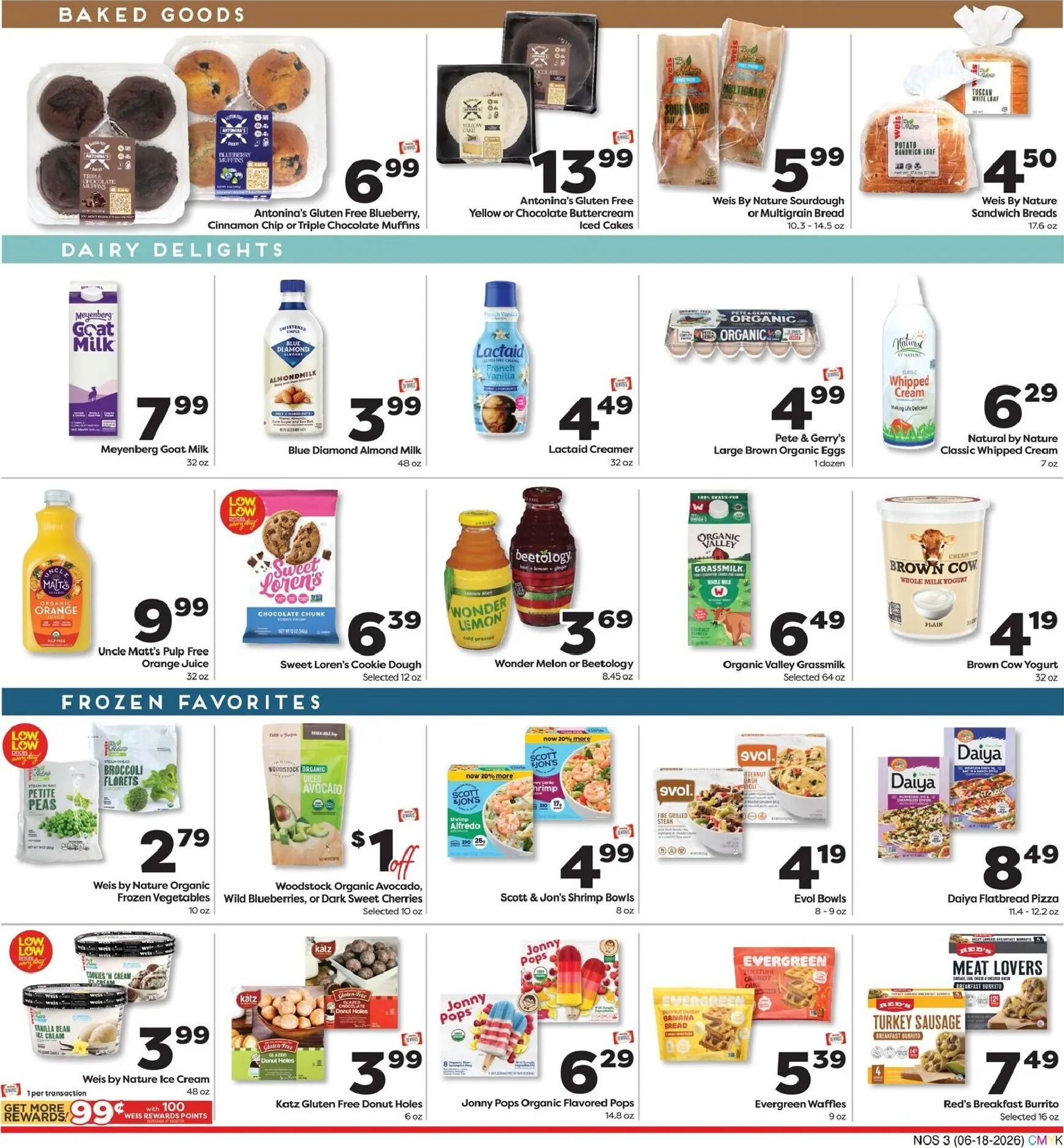 Weekly ad Current Weis Markets - Natural & Organic leaflet valid from Thursday 06/18/2026 to Wednesday 07/15/2026 from June 18 to July 15 2026 - Page 3