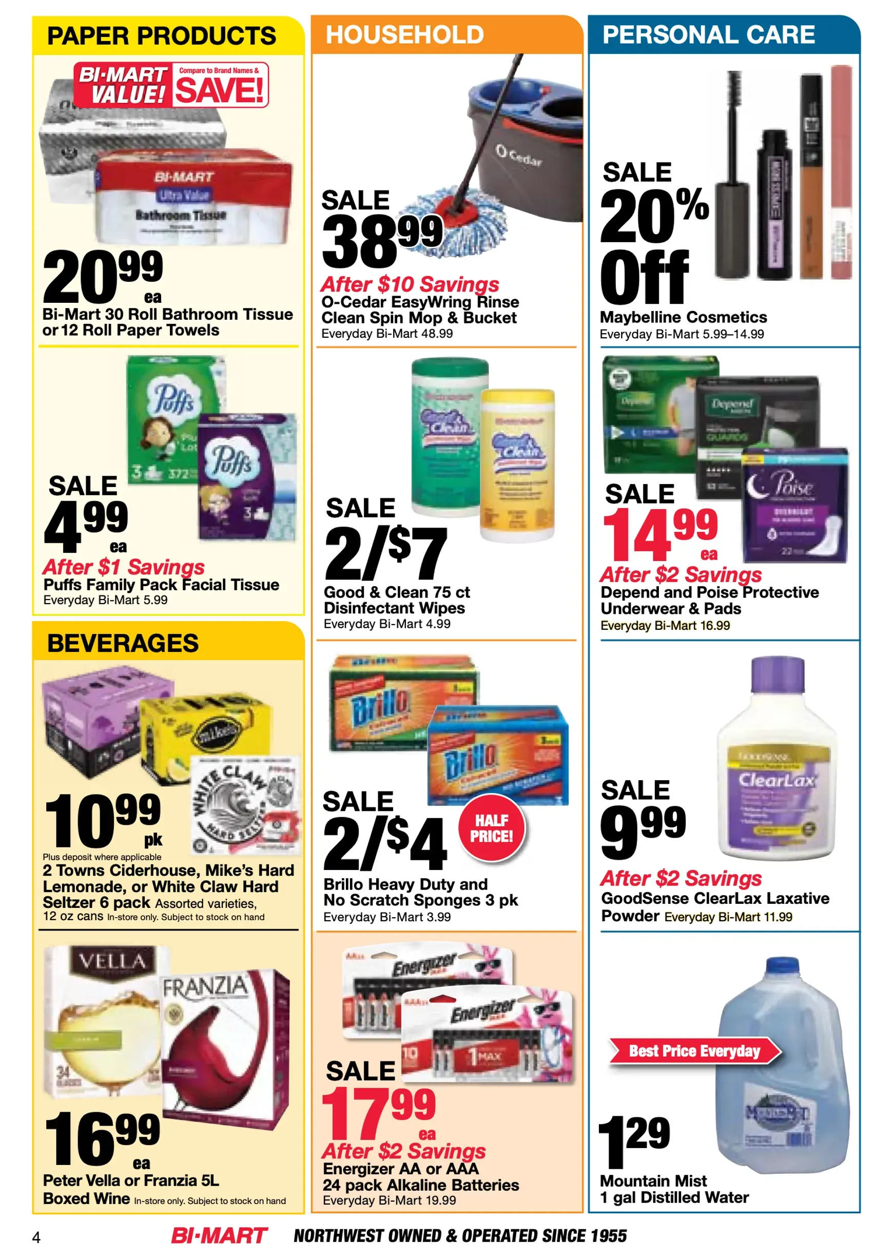 Weekly ad Current Bi-Mart leaflet valid from Tuesday 07/28/2026 to Monday 08/17/2026 from July 28 to August 17 2026 - Page 4