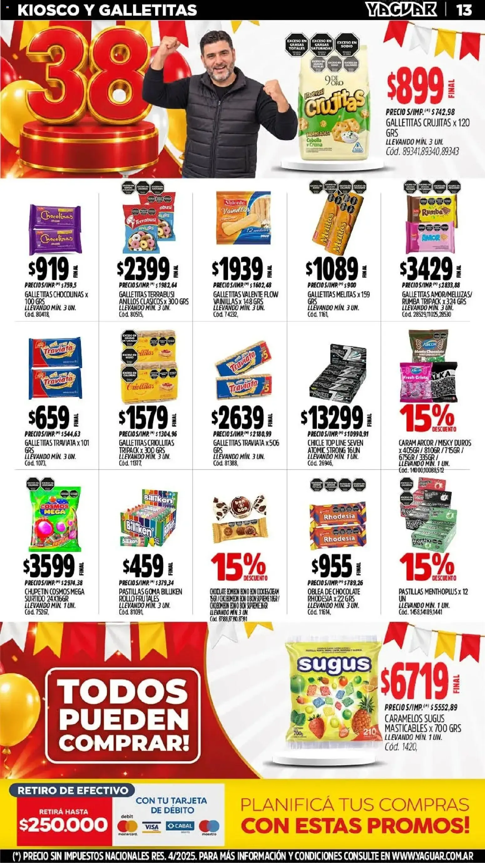 Ofertas de Mayorista Yaguar - El Cumple del Año 38 - Ofertas para Chaco 5 de octubre al 10 de octubre 2026 - Página 10 del catálogo