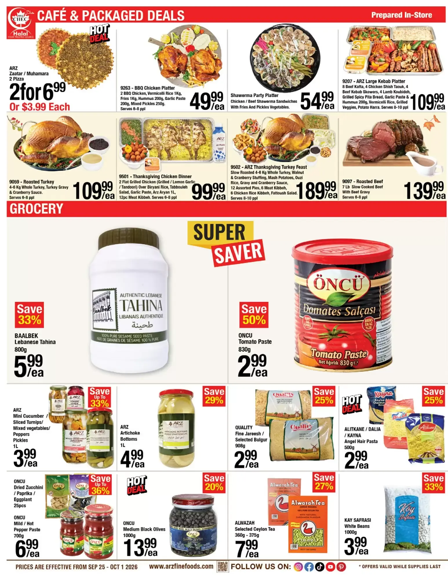 Arz Fine Foods flyer week 39 from September 25 to October 1 2026 - flyer page 2
