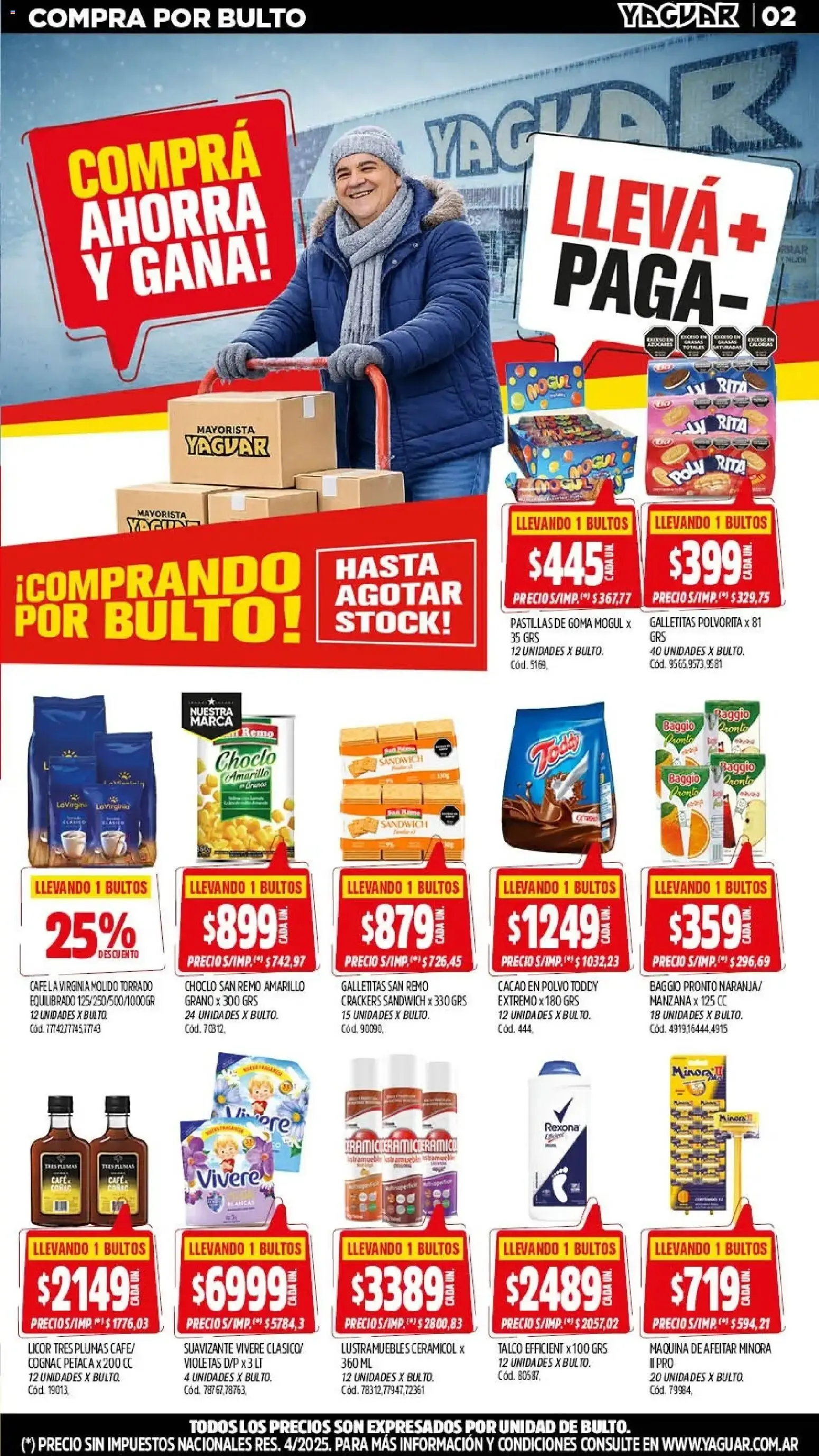 Ofertas de Mayorista Yaguar - Precios Bajo Cero 27 de julio al 2 de agosto 2026 - Página 2 del catálogo