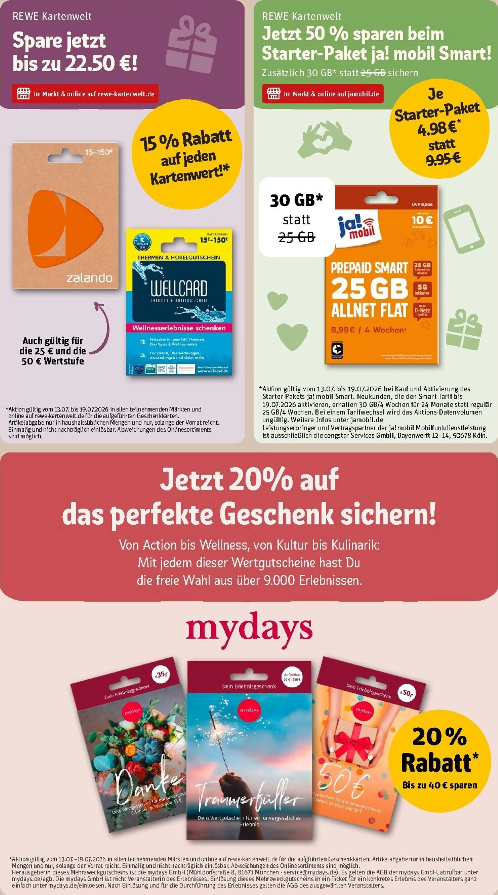 Rewe Prospekt nächste Woche – von Montag 13.07.2026 bis Sonntag 19.07.2026 von 13. Juli bis 19. Juli 2026 - Prospekt seite 29