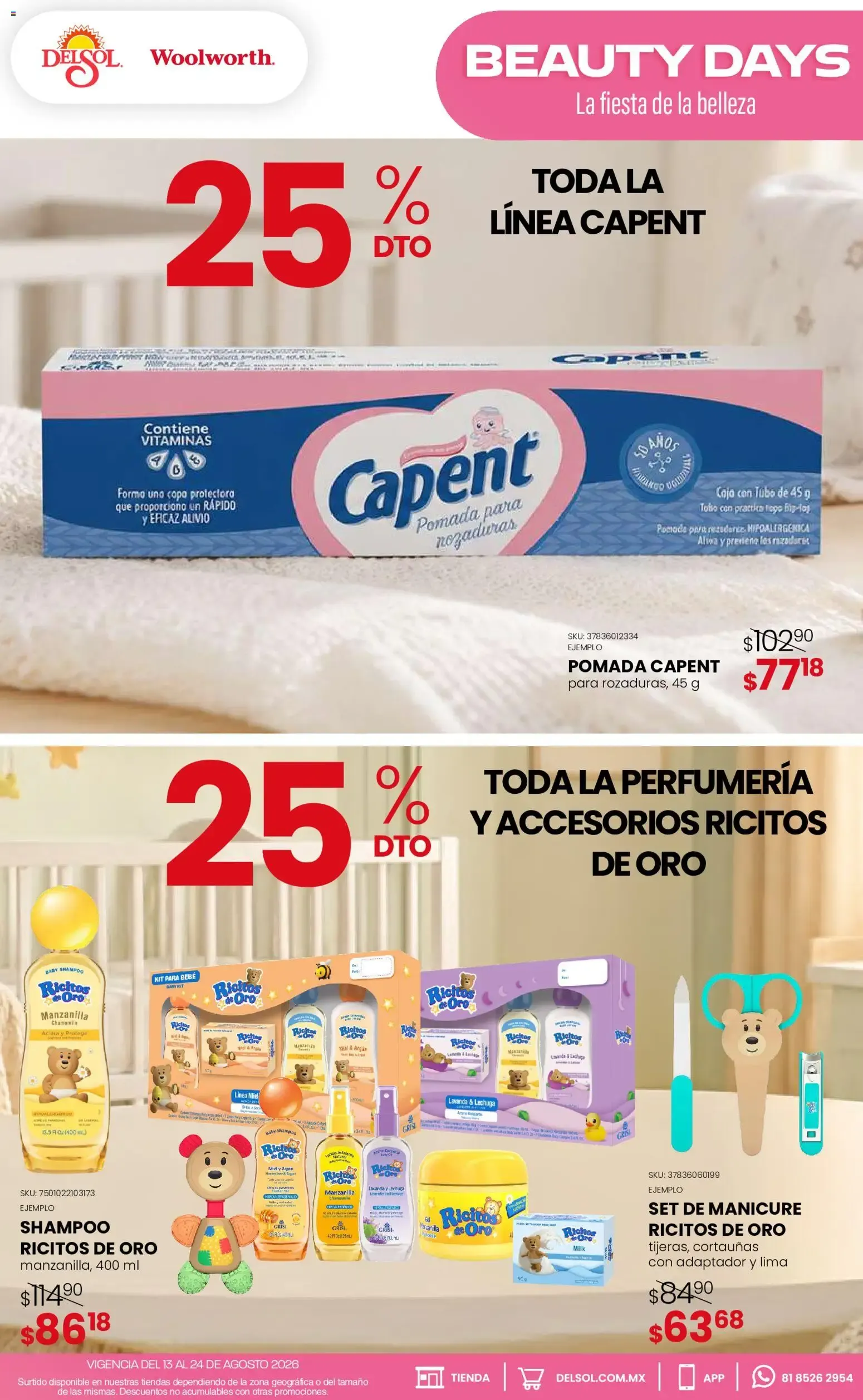 Catálogo de Del Sol y Woolworth katalog Beauty Days (13/08/2026 - 24/08/2026) - catálogo en línea 13 de agosto al 24 de agosto 2026 - Pagina 6