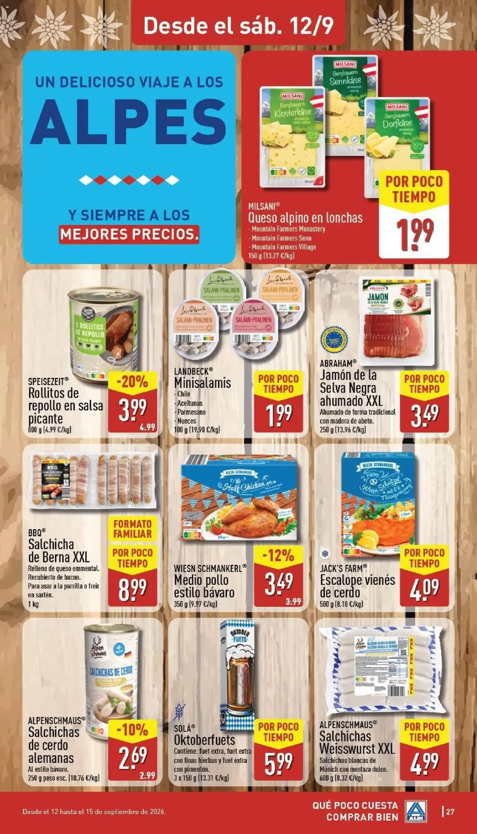 Catálogo de Aldi: Ahorra más de 2.400€ al año 7 de septiembre al 13 de septiembre 2026 - Página 27