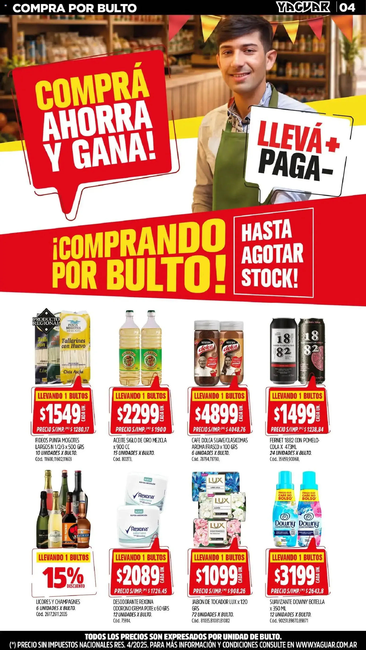 Ofertas de Mayorista Yaguar - Mes del Almacenero 31 de agosto al 5 de septiembre 2026 - Página 4 del catálogo
