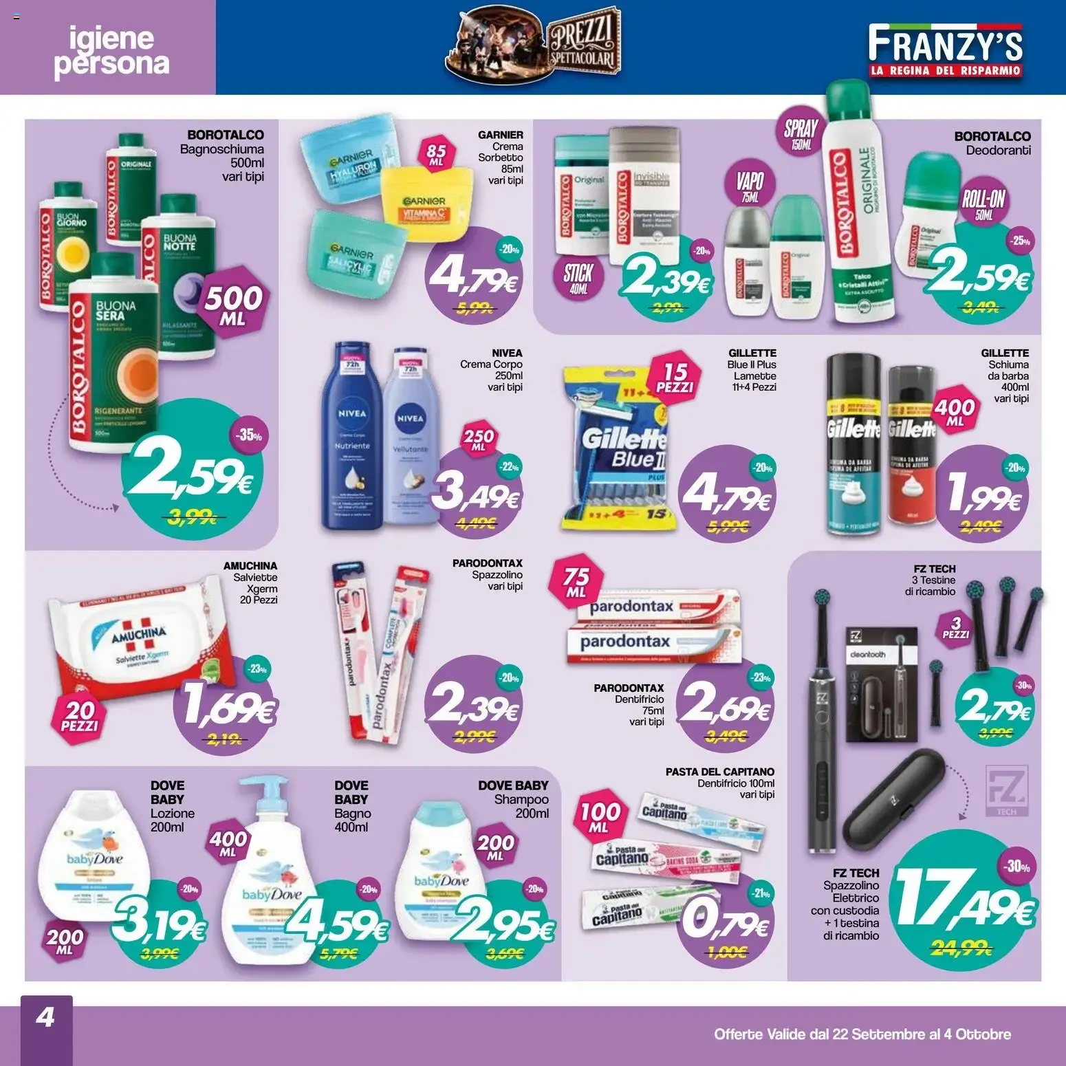 Franzy's volantino dal 22/09/2026 - online Offerte da 22 settembre a 4 ottobre di 2026 - Pagina del volantino 4