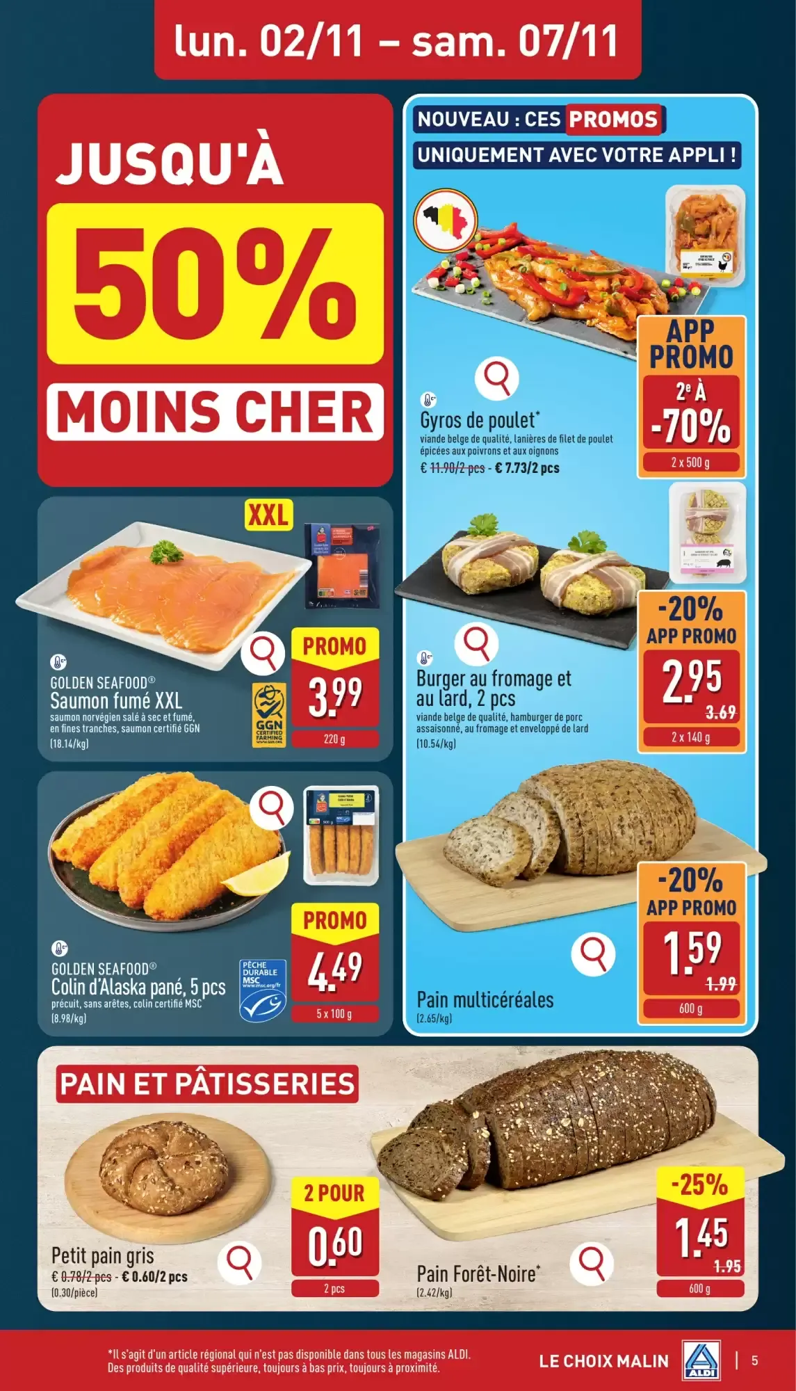ALDI Dépliant du lun. 02/11 au sam. 07/11 inclus van 2 november tot 7 november 2026 - folder pagina 5