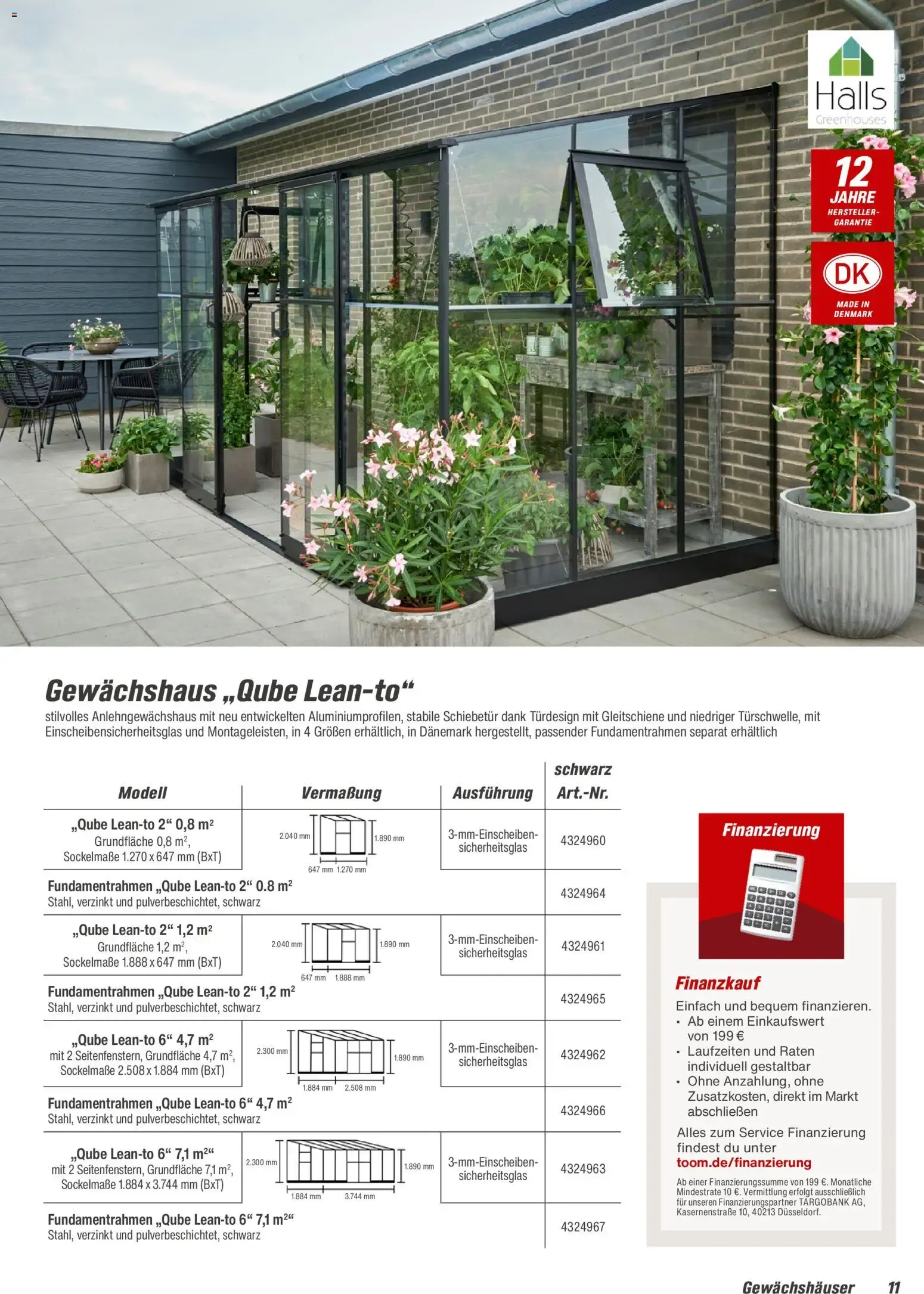 Toom Baumarkt Gewächshäuser & Anzucht 2026 von 1. Januar bis 31. Dezember 2026 - Prospekt seite 11