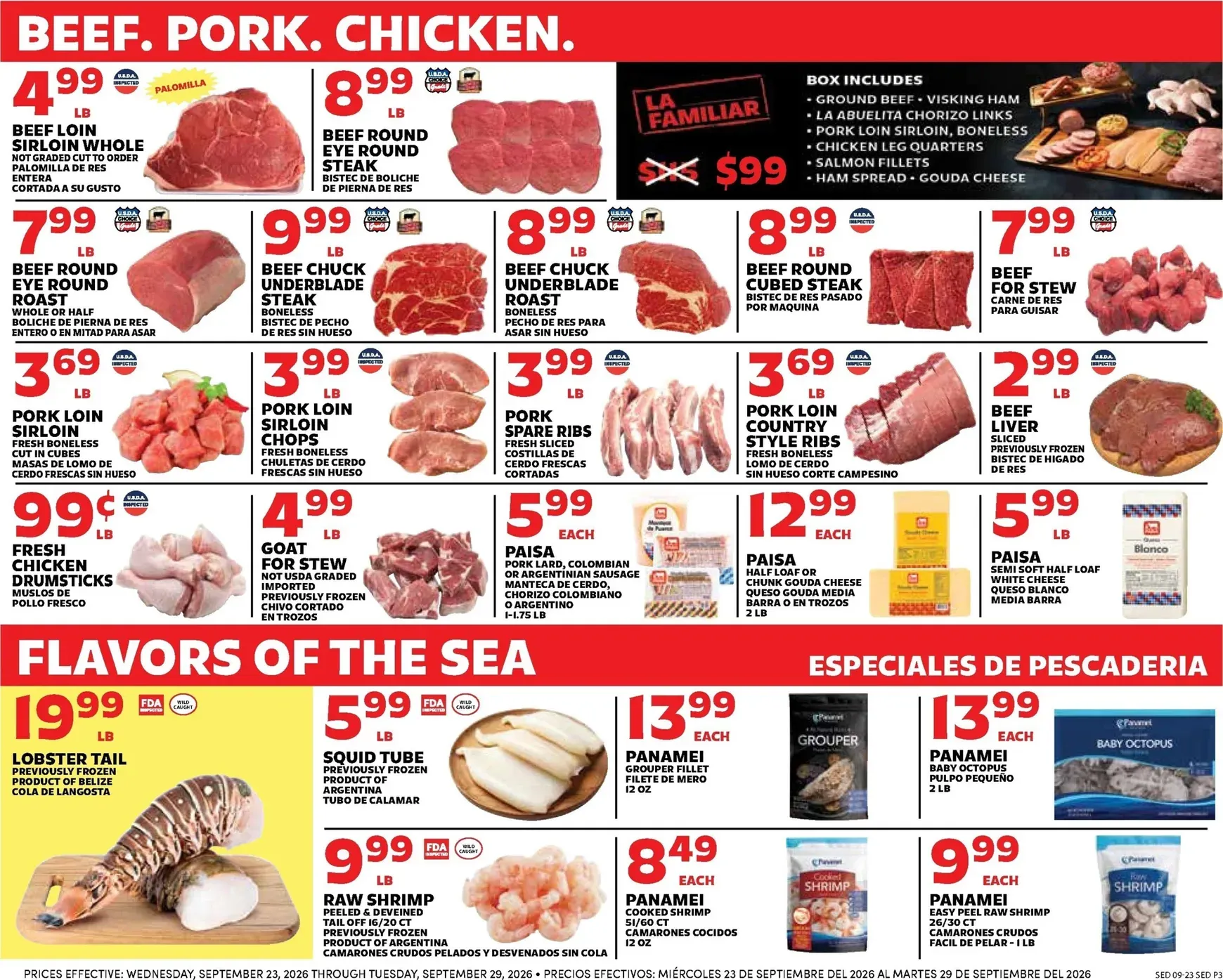 Weekly ad Current Sedano's leaflet valid from Wednesday 09/23/2026 to Tuesday 09/29/2026 from September 23 to September 29 2026 - Page 3