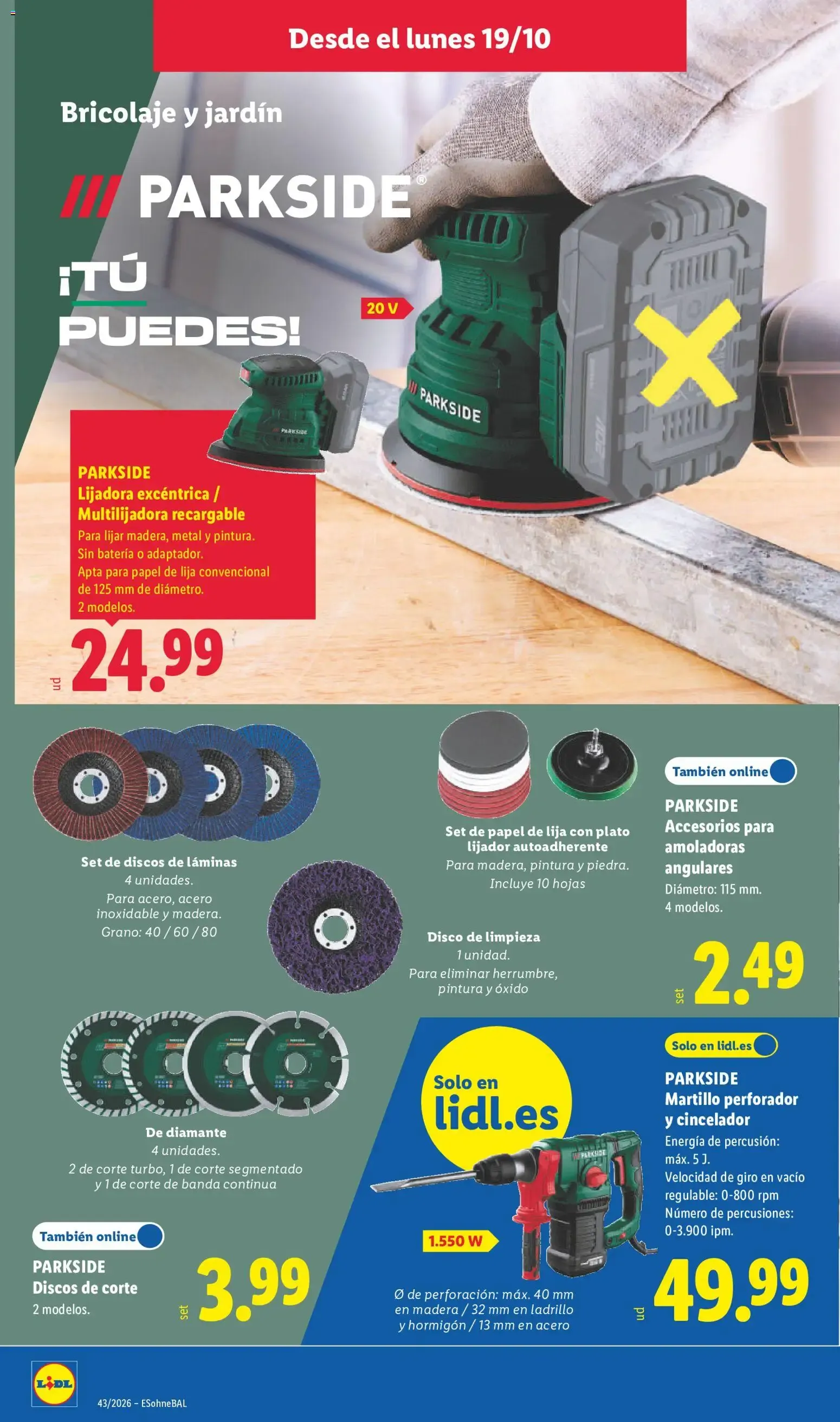 Catálogo de Lidl folleto de bazar del 19/10/2026 | Ofertas 19 de octubre al 25 de octubre 2026 - Página 6