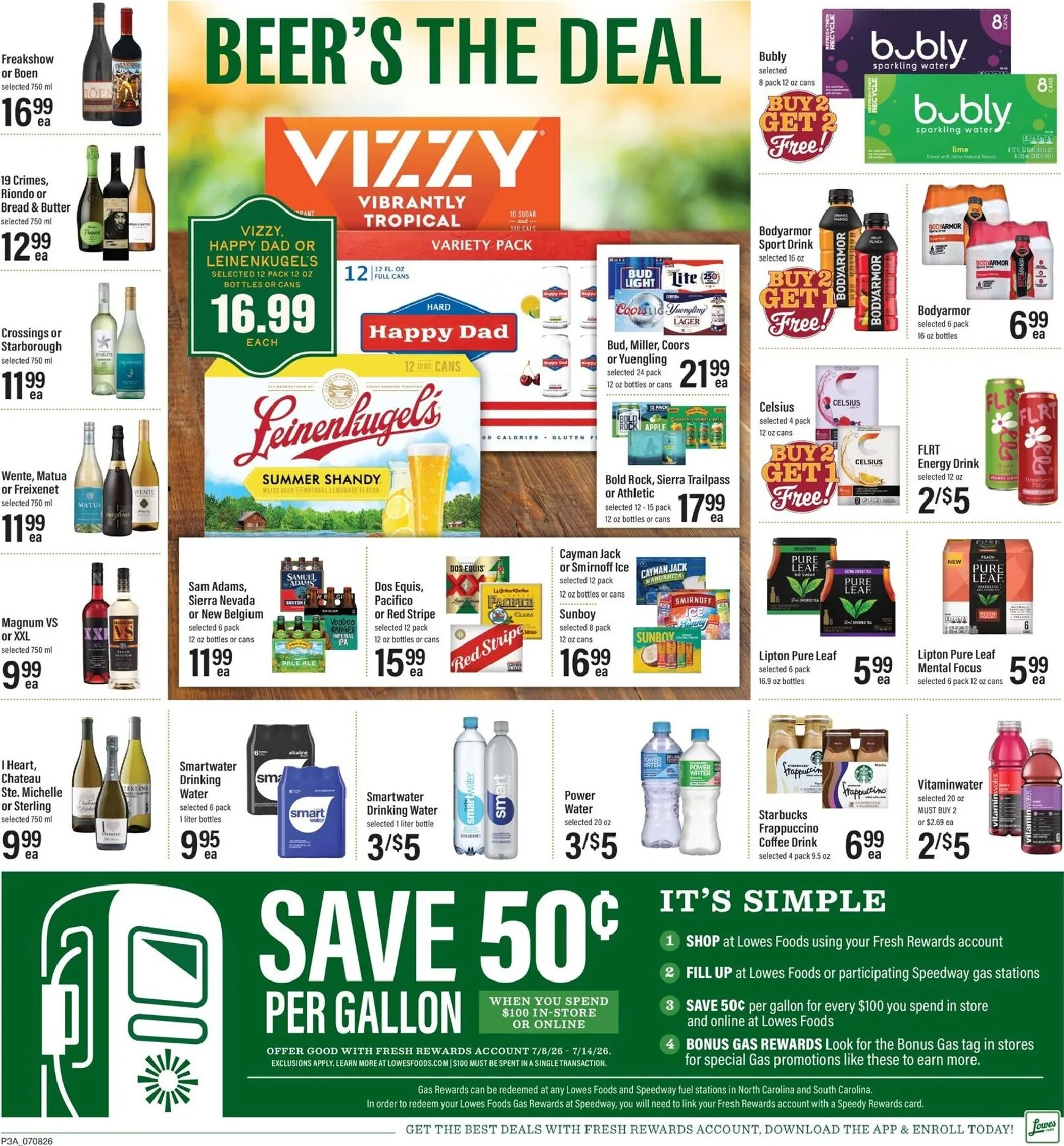 Weekly ad Current Lowes Foods leaflet valid from Wednesday 07/08/2026 to Tuesday 07/14/2026 from July 8 to July 14 2026 - Page 4