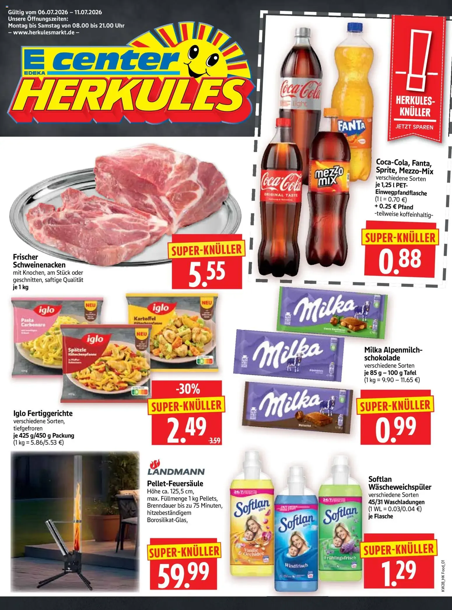 HERKULES Prospekt vom 06.07.2026 – Angebote online von 6. Juli bis 11. Juli 2026 - Prospekt seite 1