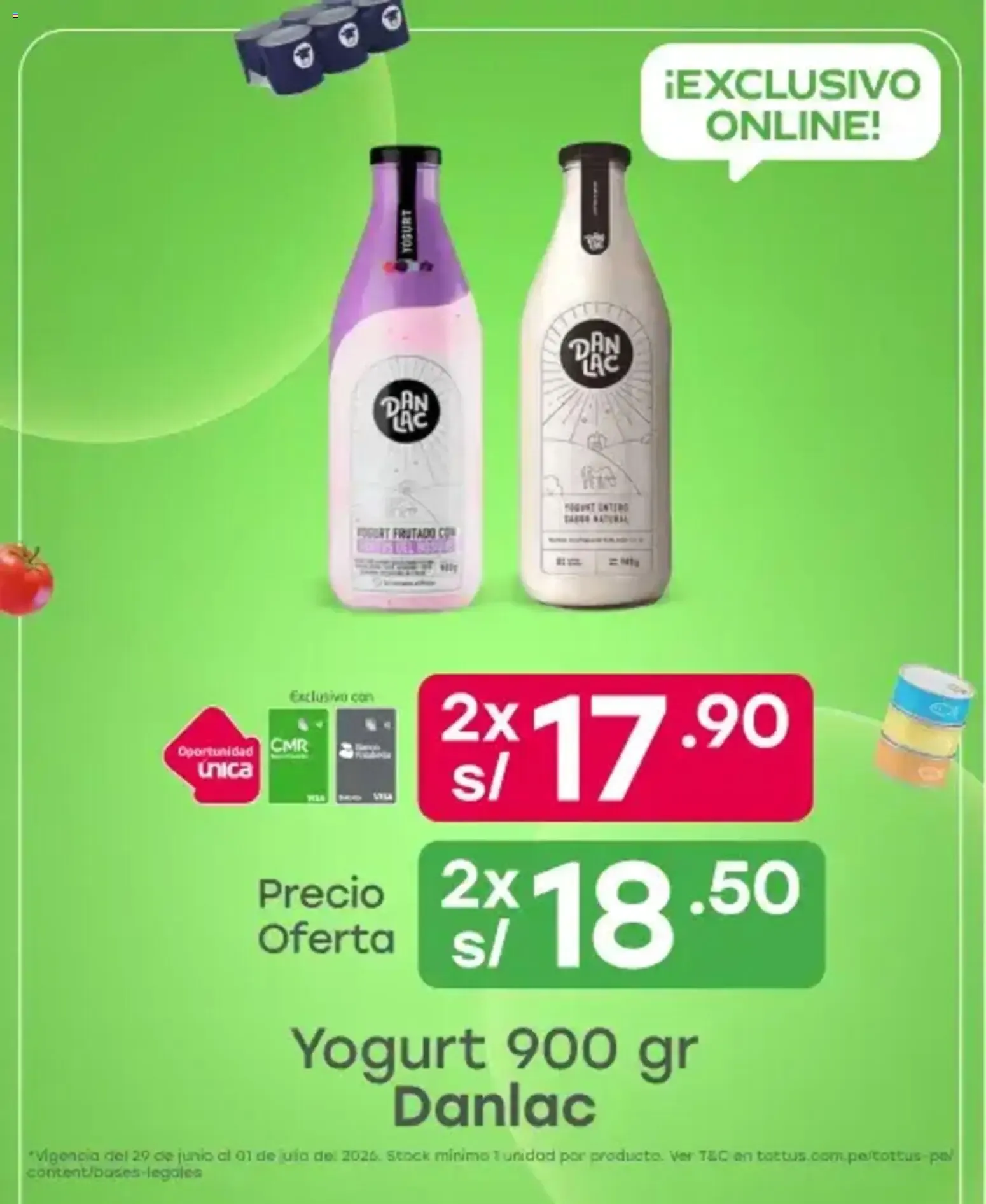 Catalogo de Oferta de Yogurt Danlac 29 de junio al 1 de julio 2026 - Pag 1