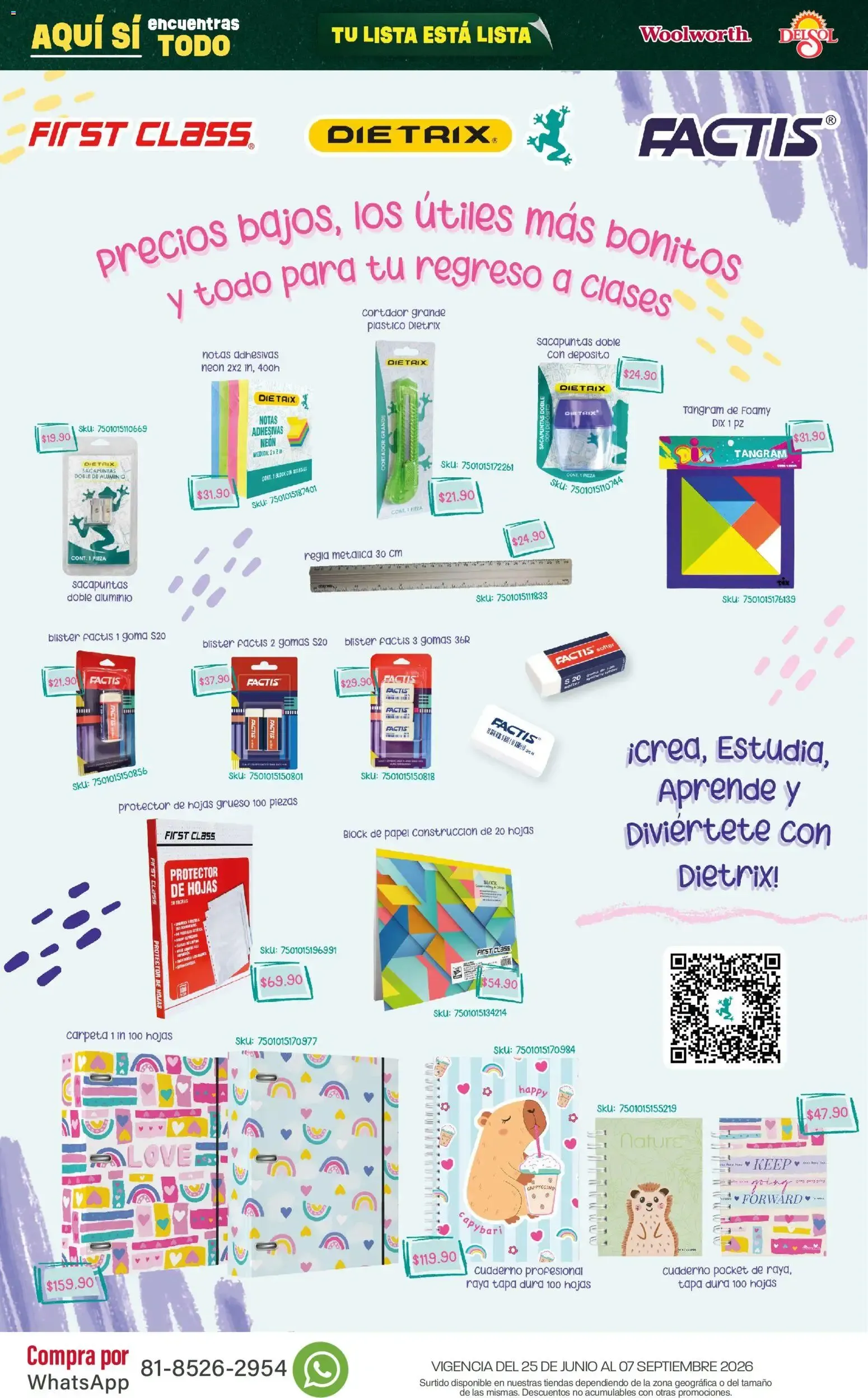 Catálogo de Del Sol y Woolworth catálogo Back To School (25/06/2026 - 07/09/2026) - catálogo en línea 25 de junio al 7 de septiembre 2026 - Pagina 6