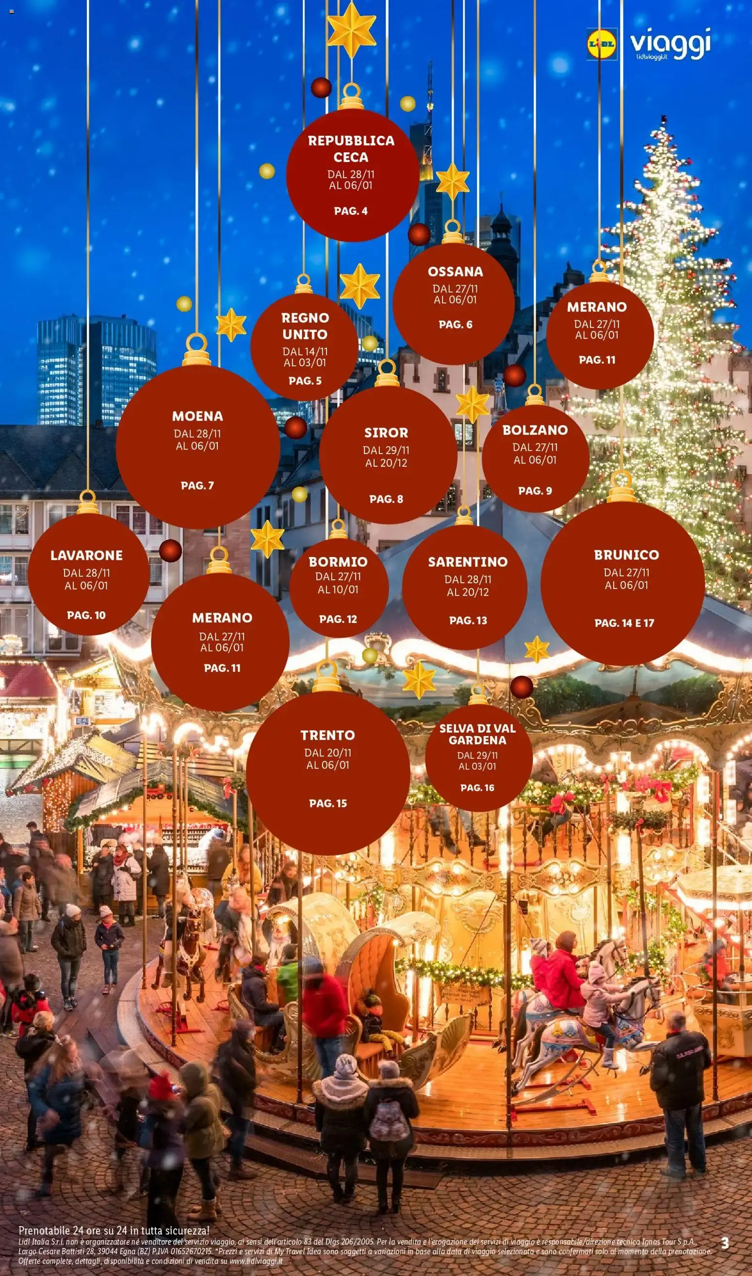 Lidl Viaggi: Mercatini e Wellness da 8 ottobre a 15 dicembre di 2026 - Pagina del volantino 3