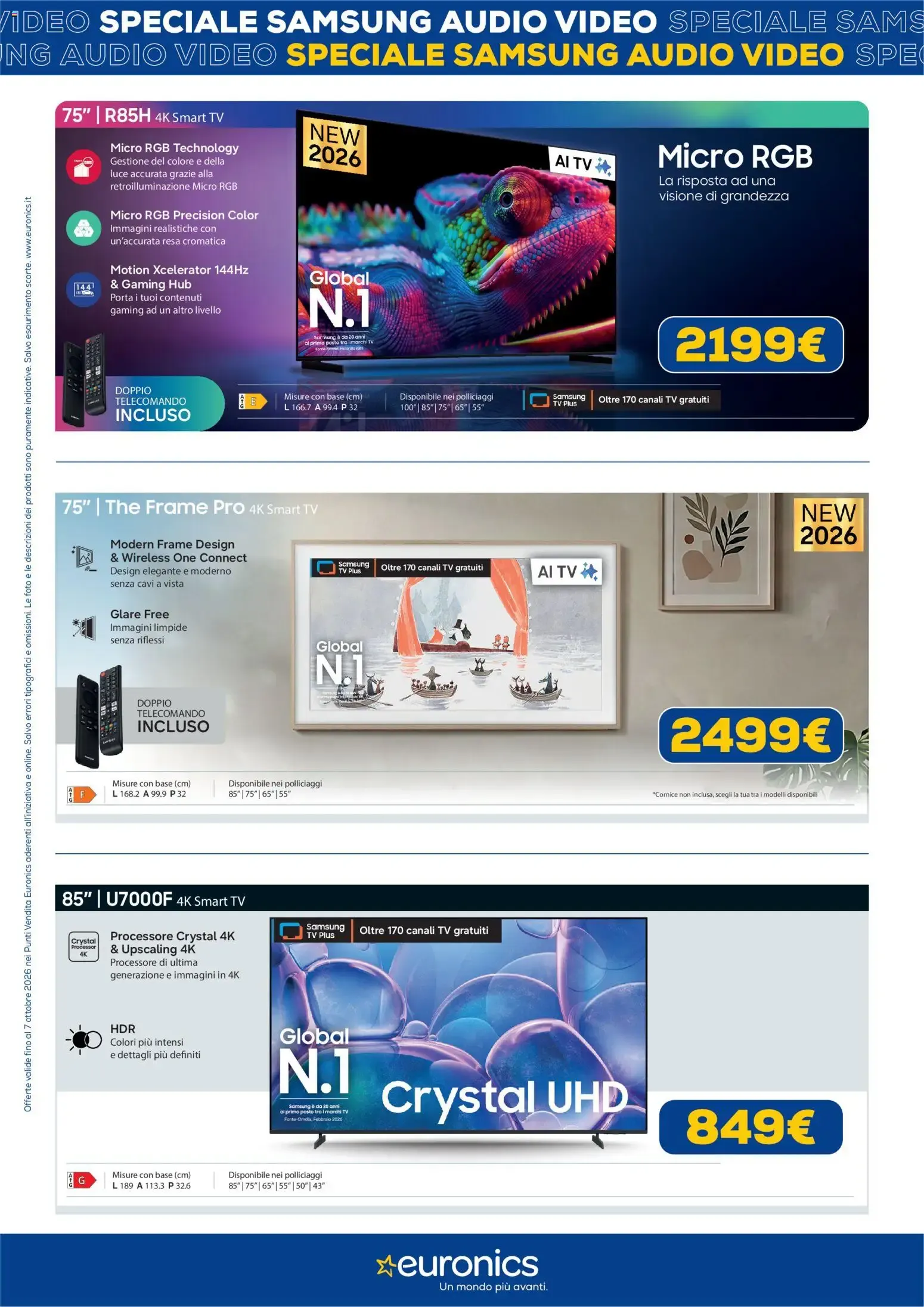 Speciale Samsung Audio Video da 1 ottobre a 7 ottobre di 2026 - Pagina del volantino 2