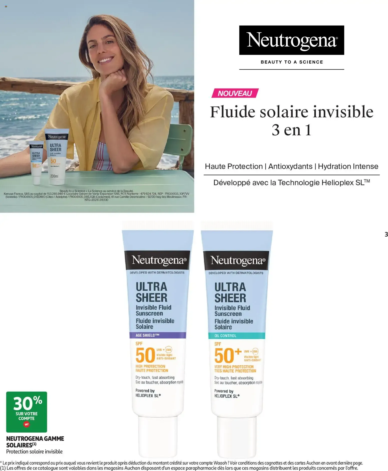 Auchan Parapharmacie, beauté à partir du 02/06/2026 - promo en ligne du 2 juin au 24 juin 2026 - Catalogue page 3