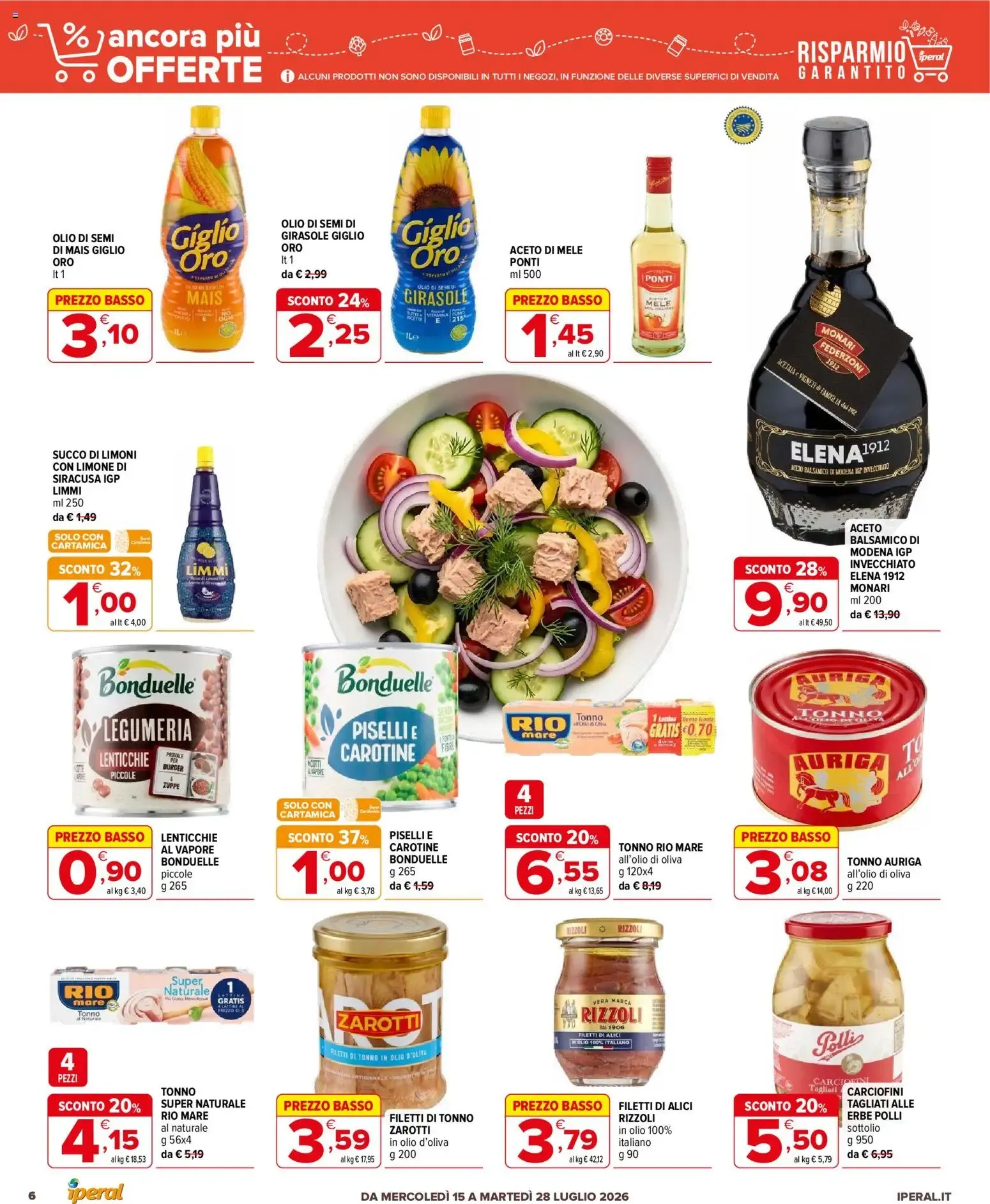 Nuovo Iperal volantino Ancora Più Offerte dal 15/07/2026 > offerte anteprima 🛍️ da 15 luglio a 28 luglio di 2026 - Pagina del volantino 6