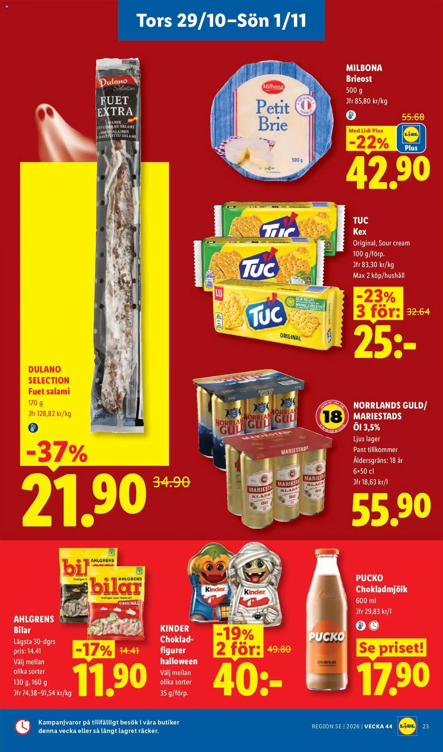 Lidl Veckans erbjudanden från 26 oktober till 1 november 2026 - Reklamblad sidor 27