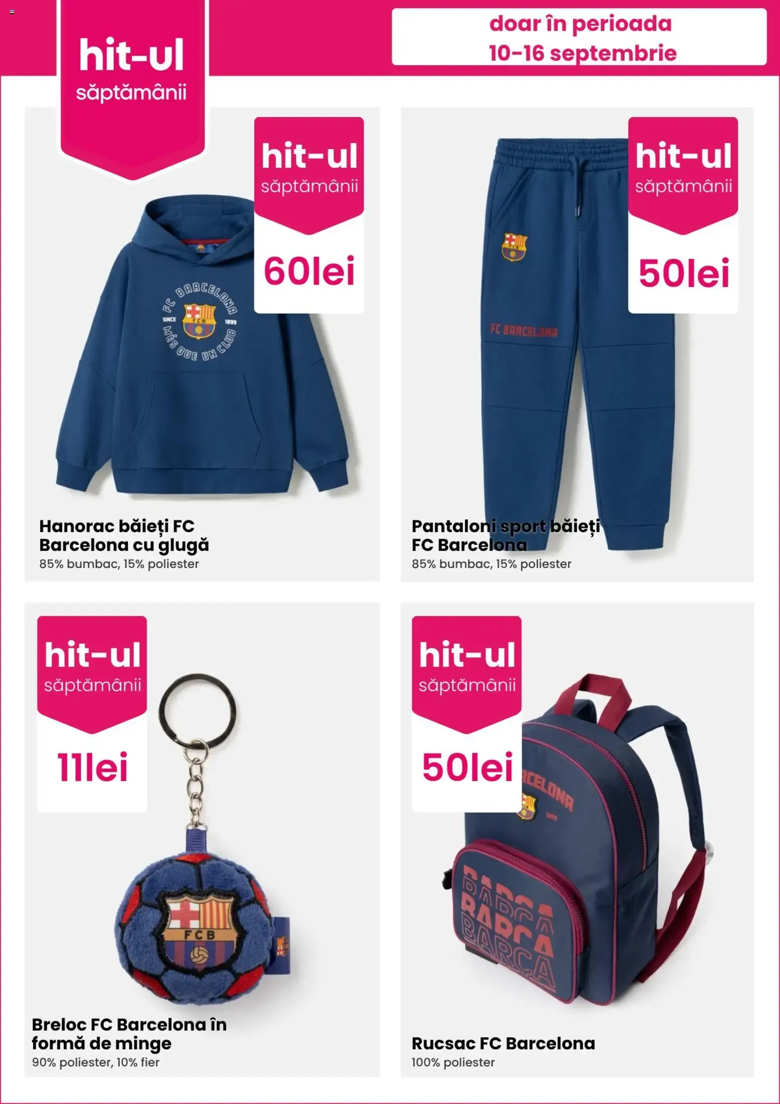 Catalog Pepco - FC Barcelona - Hit-ul săptămânii de la 10 septembrie până la 16 septembrie 2026 - Revista Pagina 3