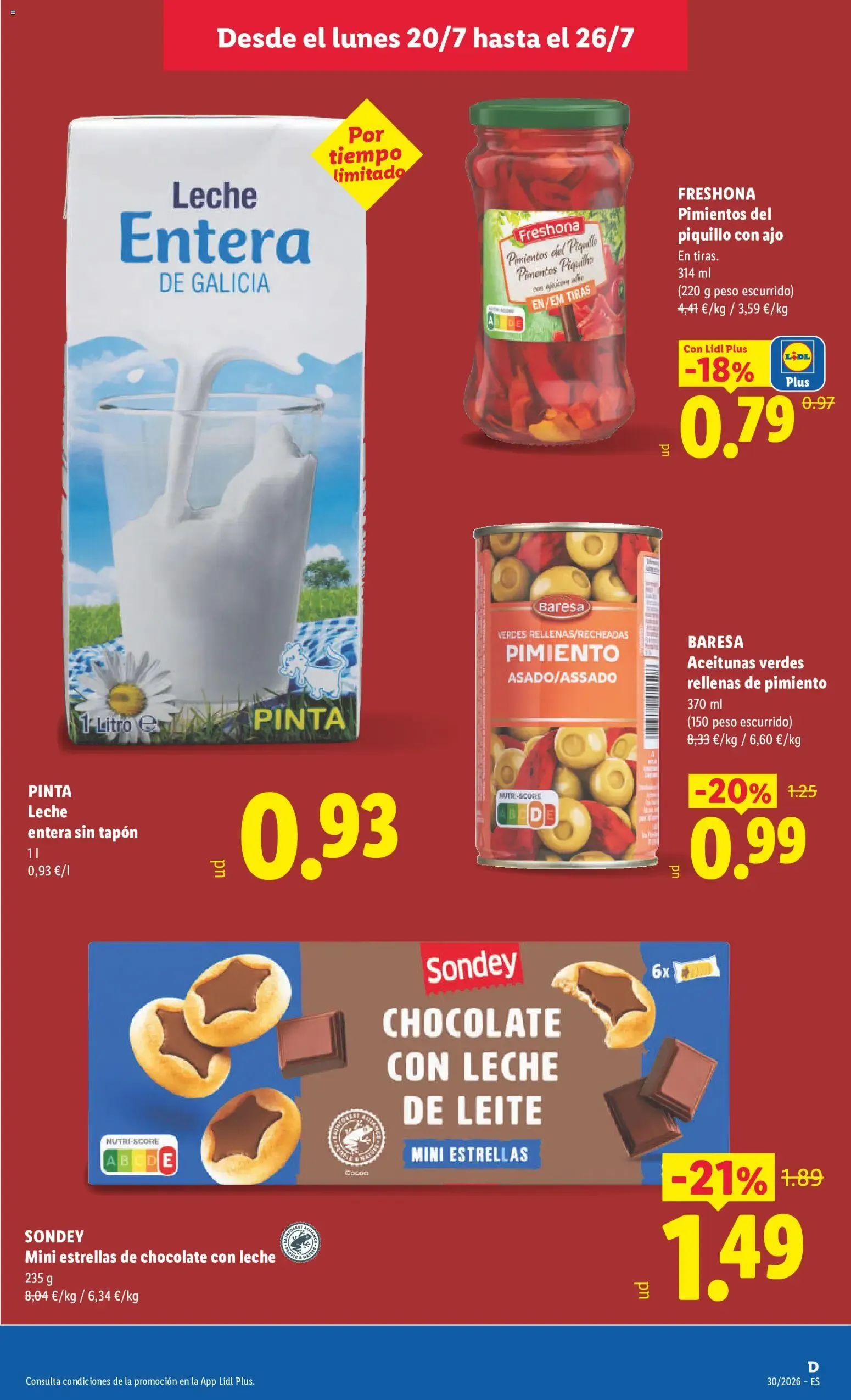 Catálogo de Lidl folleto del 20/07/2026 | Ofertas 20 de julio al 26 de julio 2026 - Página 17