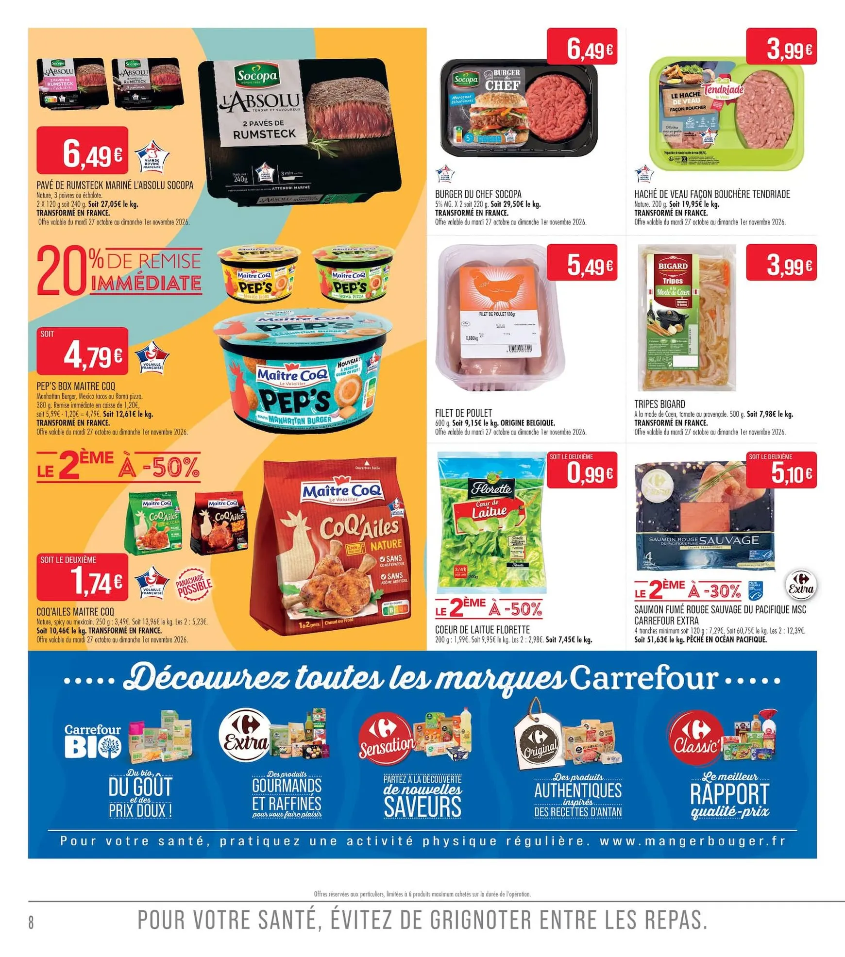 Prospectus Match - La Match Mania valide du du mardi 27/10/2026 au du dimanche 08/11/2026 du 27 octobre au 8 novembre 2026 - Catalogue page 8