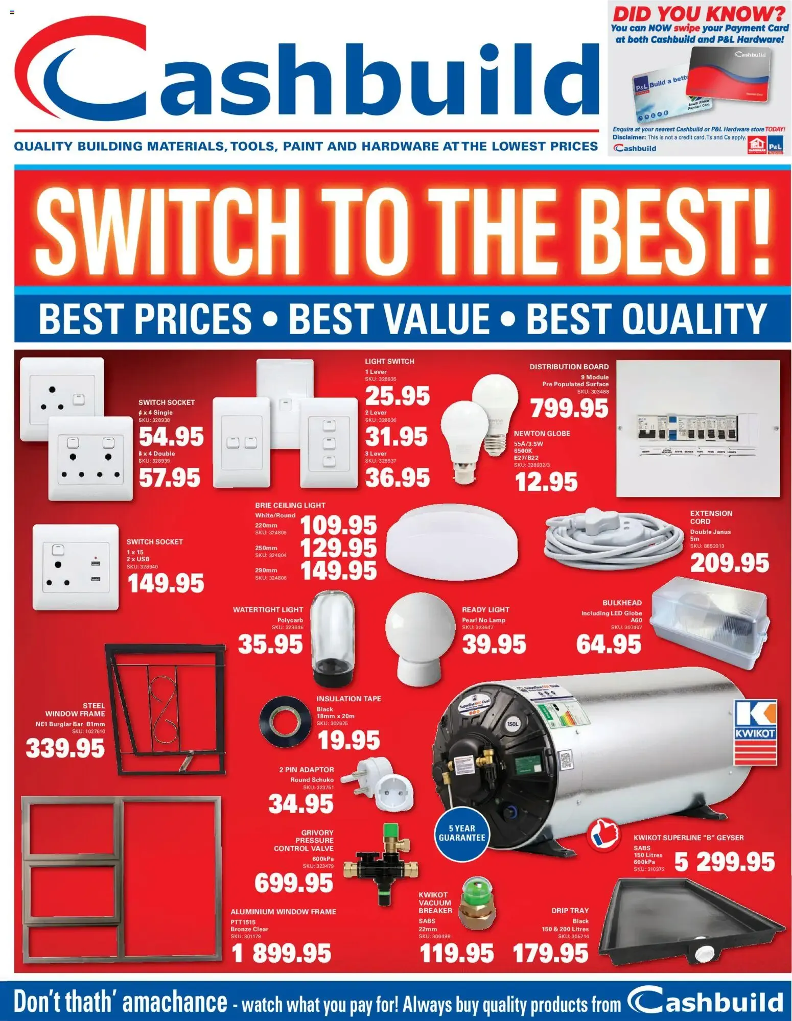 Cashbuild Catalogue (25/05/2026 - 21/06/2026) Online from 25 May to 21 June 2026 - Catalogue Page 1