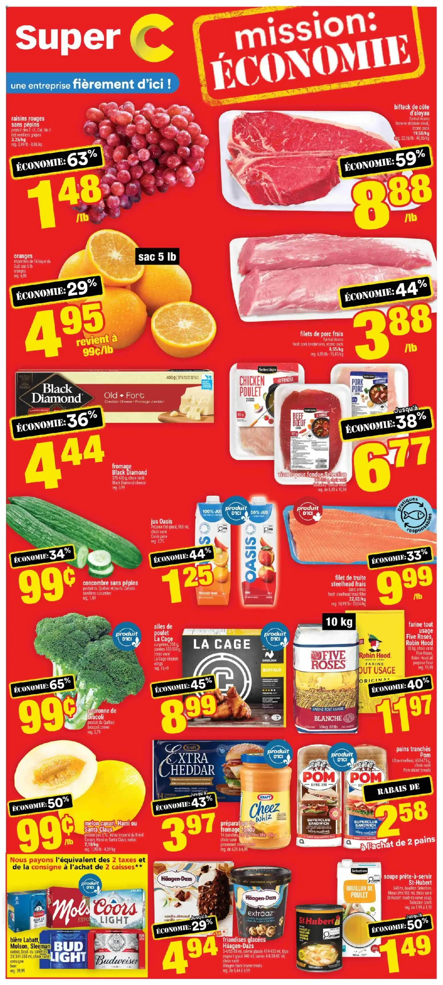 Super C weekly flyer / circulaire from Sep 24, 2026 > weekly specials & deals from September 24 to September 30 2026 - flyer page 1