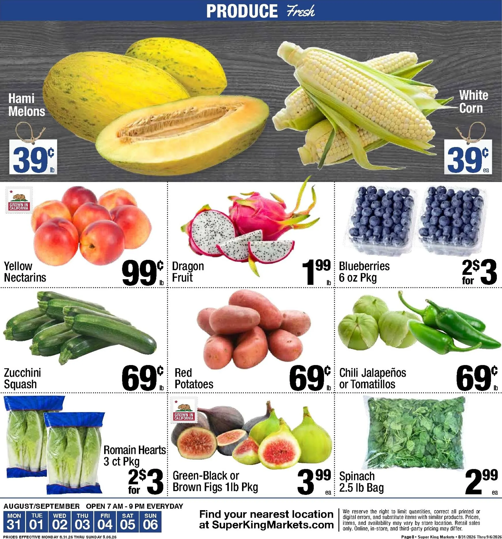 Weekly ad Current Super King leaflet valid from Monday 08/31/2026 to Sunday 09/06/2026 from August 31 to September 6 2026 - Page 9