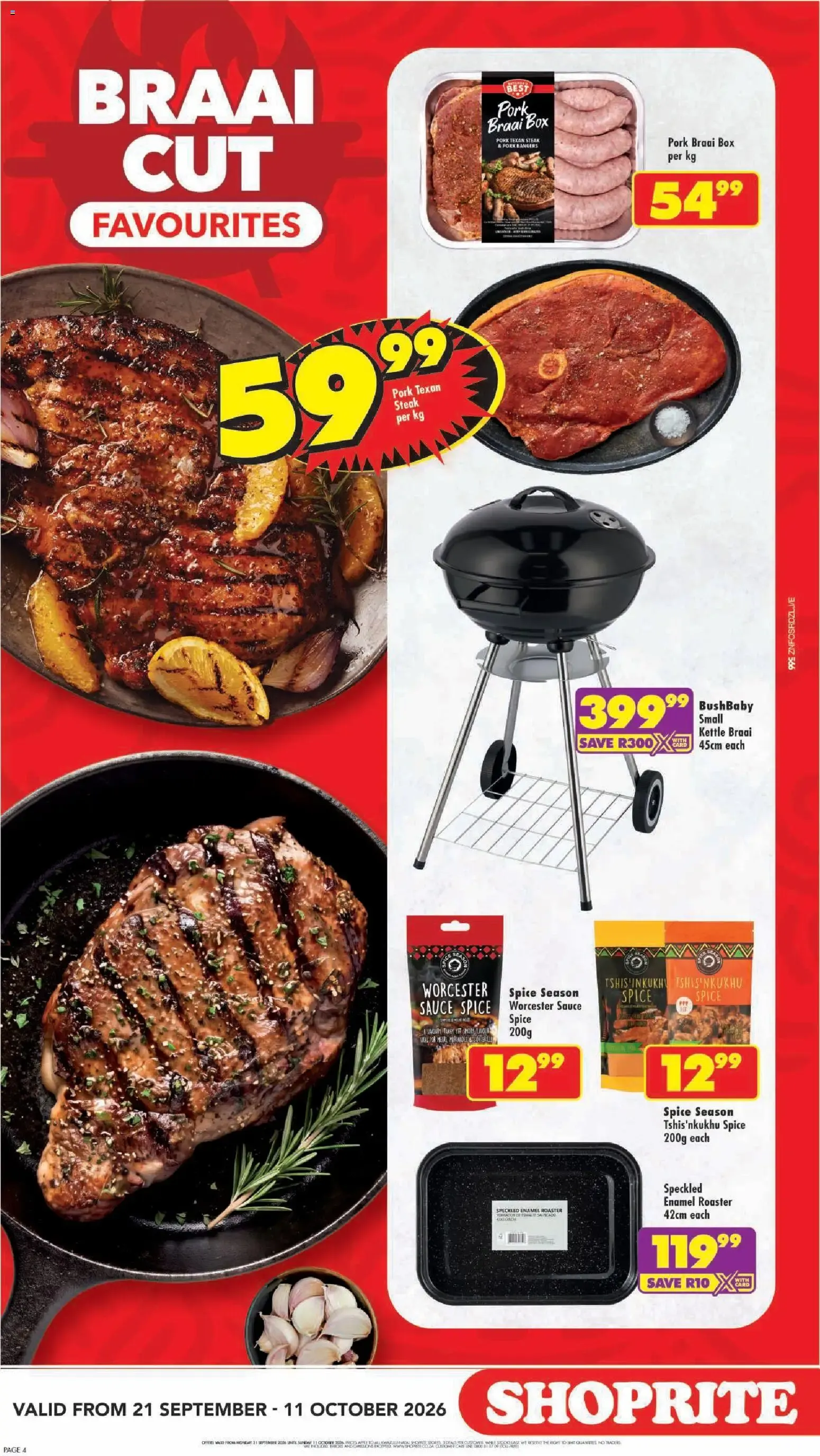 Shoprite - Braai with SA's No.1 Boerewors from 21 September to 11 October 2026 - Catalogue Page 4
