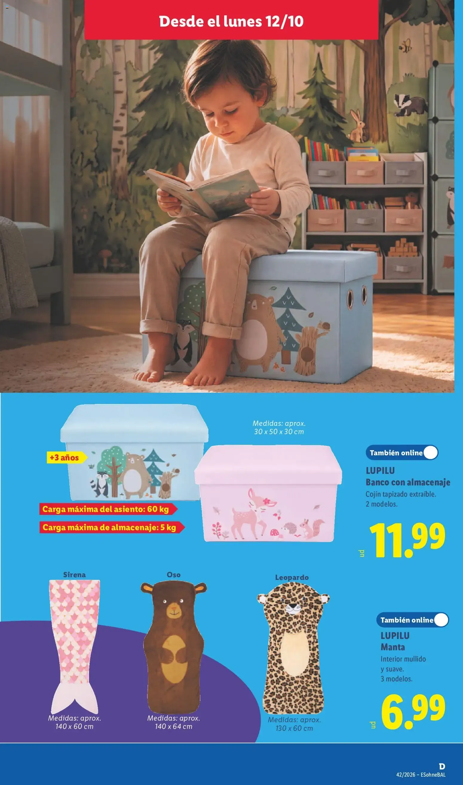 Catálogo de Lidl folleto de bazar del 12/10/2026 | Ofertas 12 de octubre al 18 de octubre 2026 - Página 23