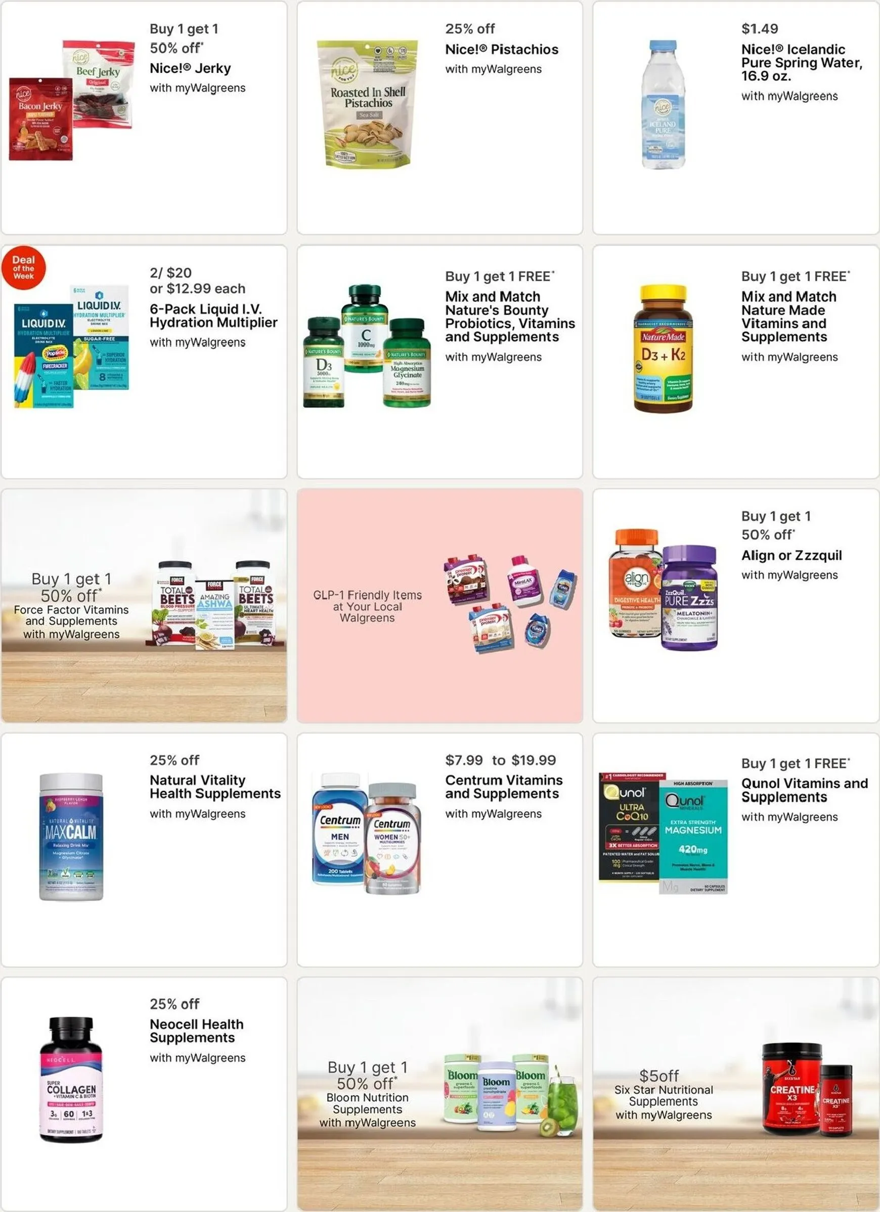 Weekly promotion Walgreens Weekly Ad - Deals of the Week spanning from August 16 to August 22 2026 - Page 6 for Catalogue 365