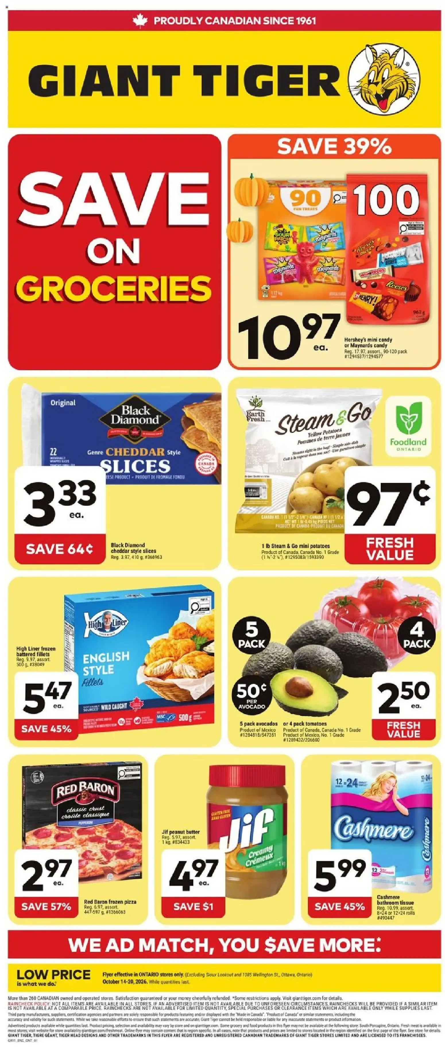 Giant Tiger Flyer | from Oct 14, 2026 | Weekly deals from October 14 to October 20 2026 - flyer page 1