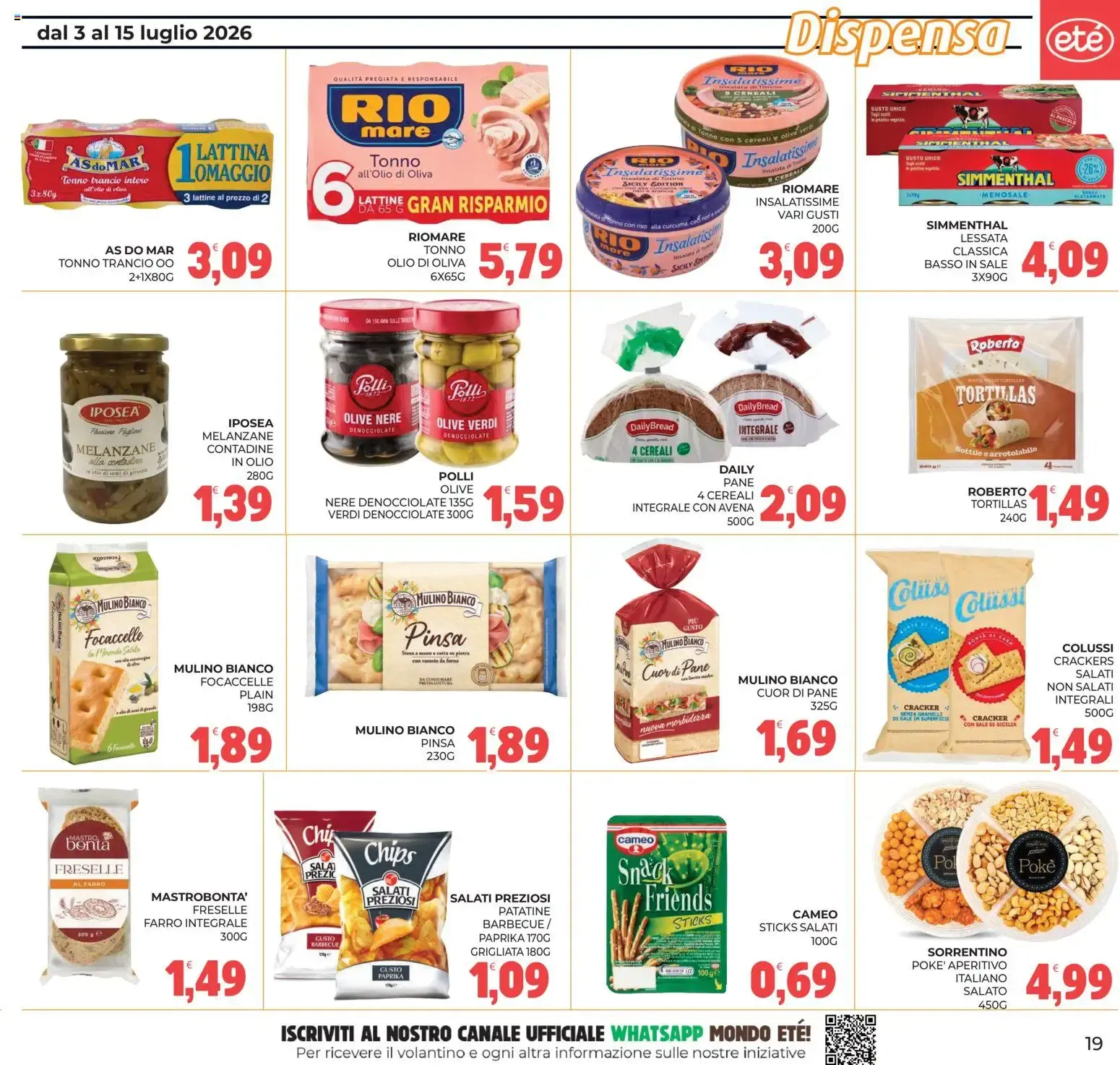 Eté volantino dal 03/07/2026 - online Offerte da 3 luglio a 15 luglio di 2026 - Pagina del volantino 19