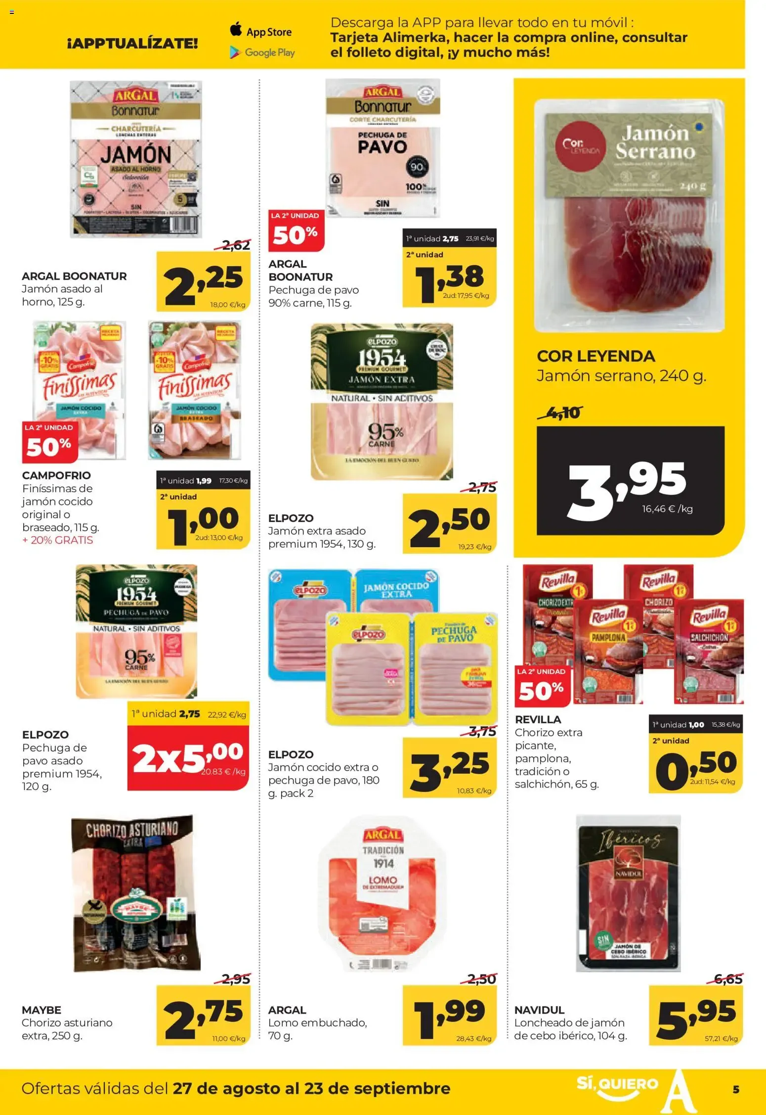 Catálogo de Alimerka folleto Castilla y León del 27/08/2026 | Catálogo 27 de agosto al 23 de septiembre 2026 - Página 5