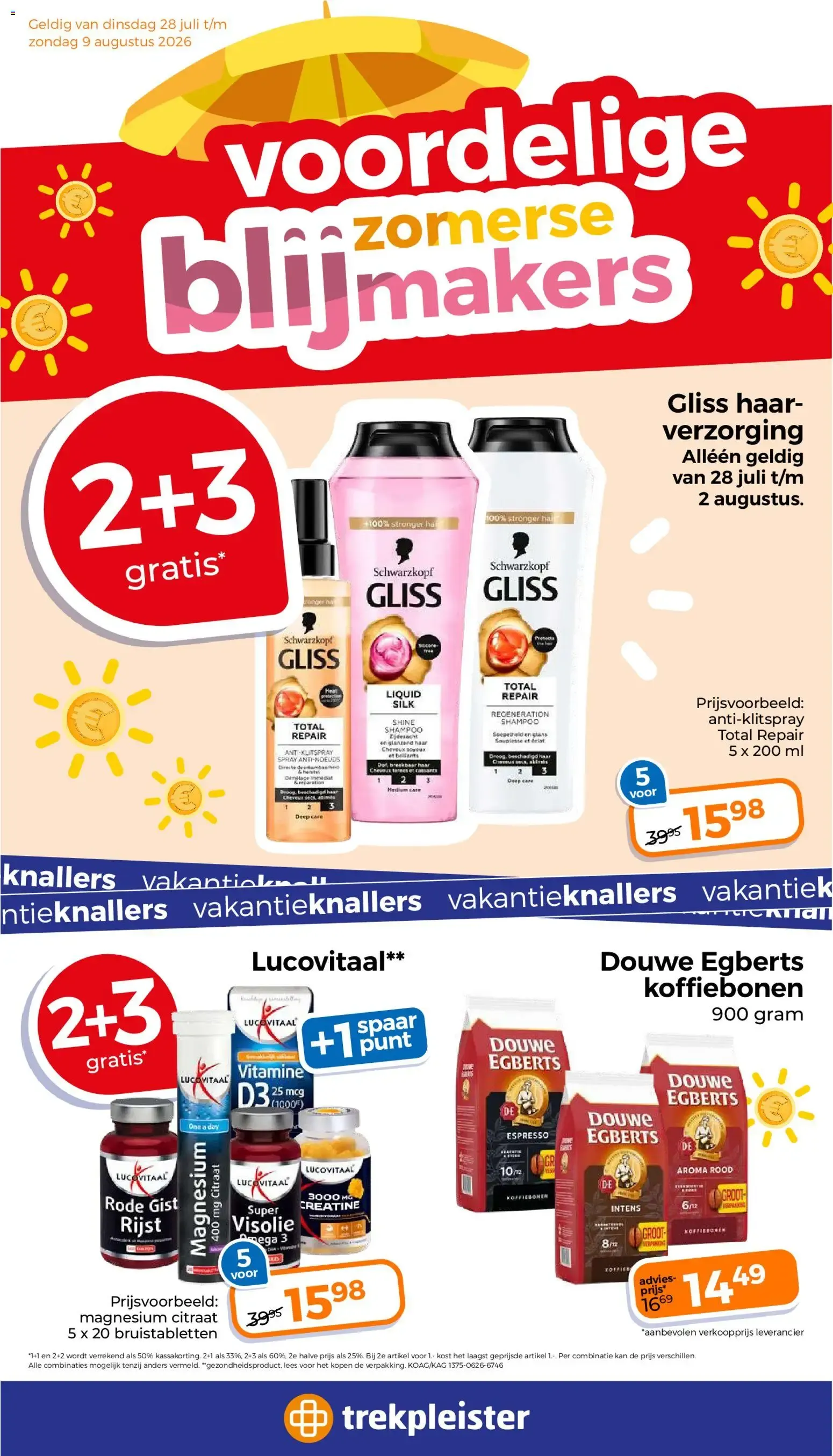 Voordelige zomerse blijmakers van 28 juli tot 9 augustus 2026 - Folder pagina 1