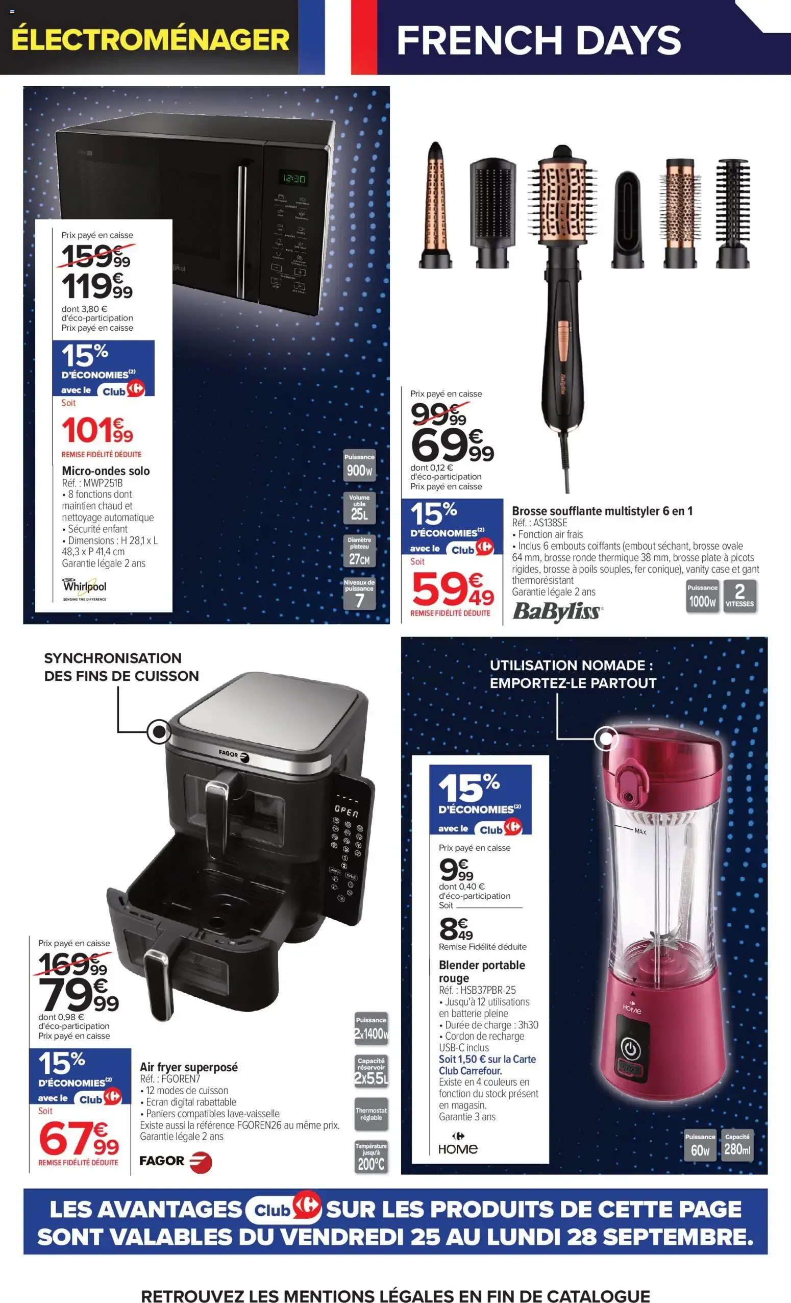 Carrefour Passez l'automne connecté à vos envies à partir du 25/09/2026 - promo en ligne du 25 septembre au 12 octobre 2026 - Catalogue page 10