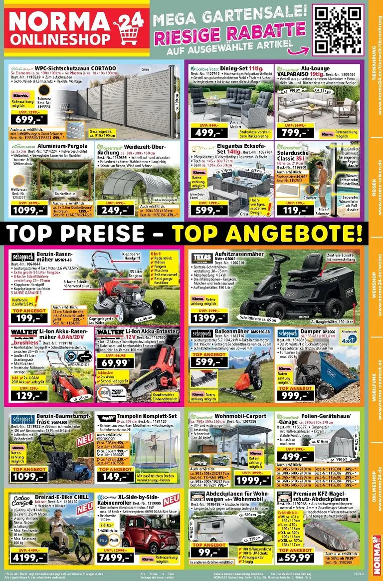 Norma24 - Onlineshop Prospekt – von Montag 29.06.2026 bis Sonntag 05.07.2026