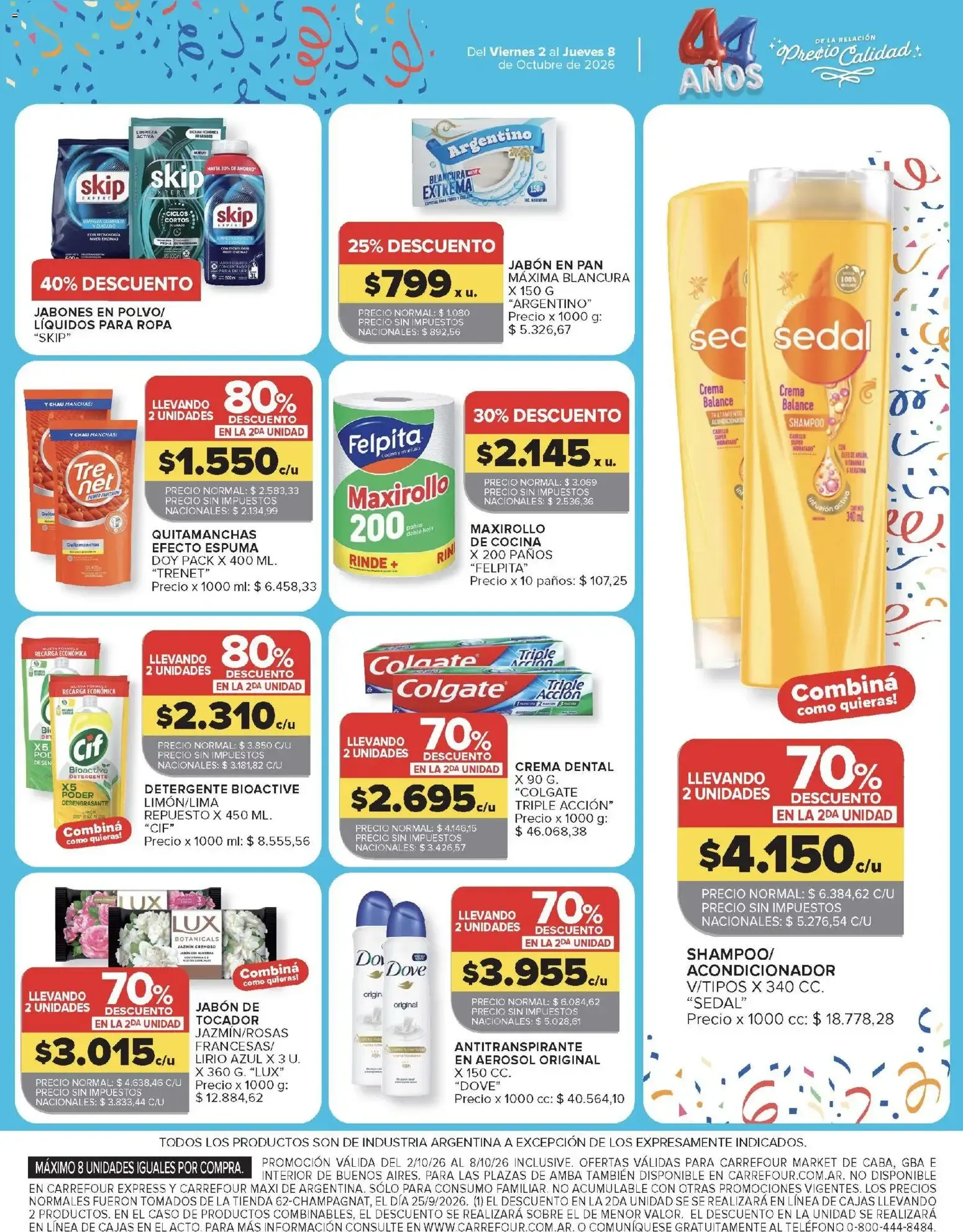 Ofertas de Carrefour Ofertas || del 02/10/2026 - 08/10/2026 || Promociones 2 de octubre al 8 de octubre 2026 - Página 57 del catálogo