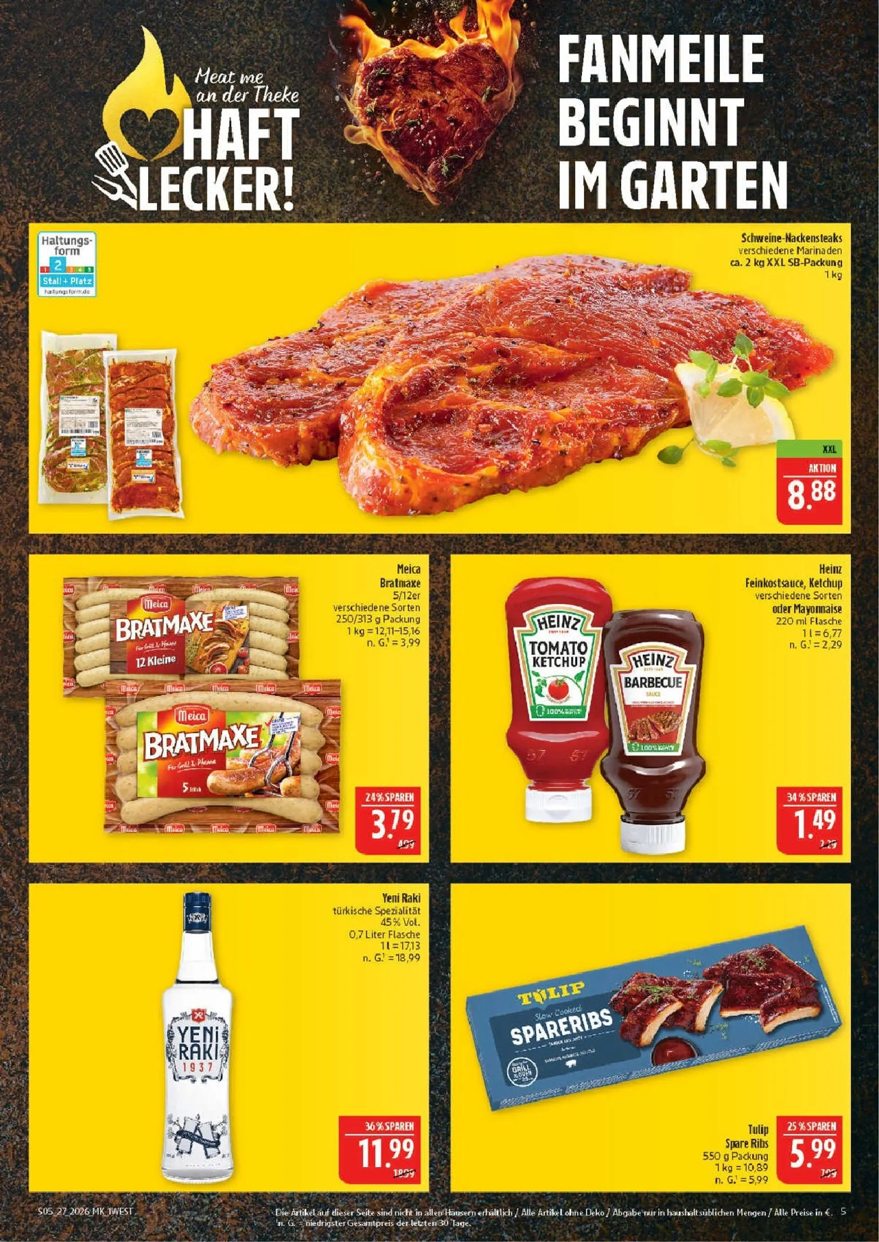 Marktkauf Prospekt nächste Woche – von Montag 29.06.2026 bis Samstag 04.07.2026 von 29. Juni bis 4. Juli 2026 - Prospekt seite 5