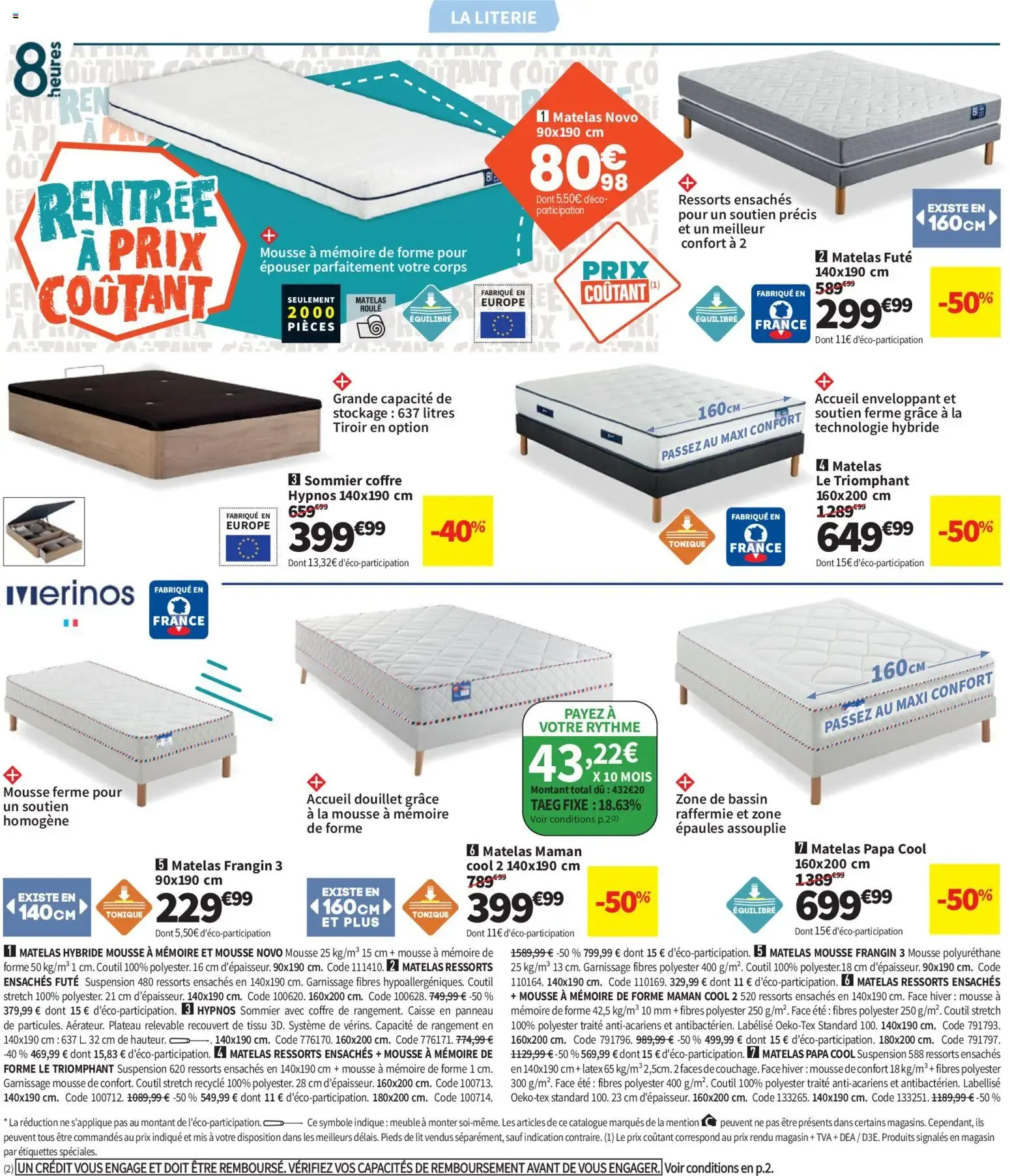 Conforama - Rentrée à Prix Coûtant du 21 juillet au 24 août 2026 - Catalogue page 12