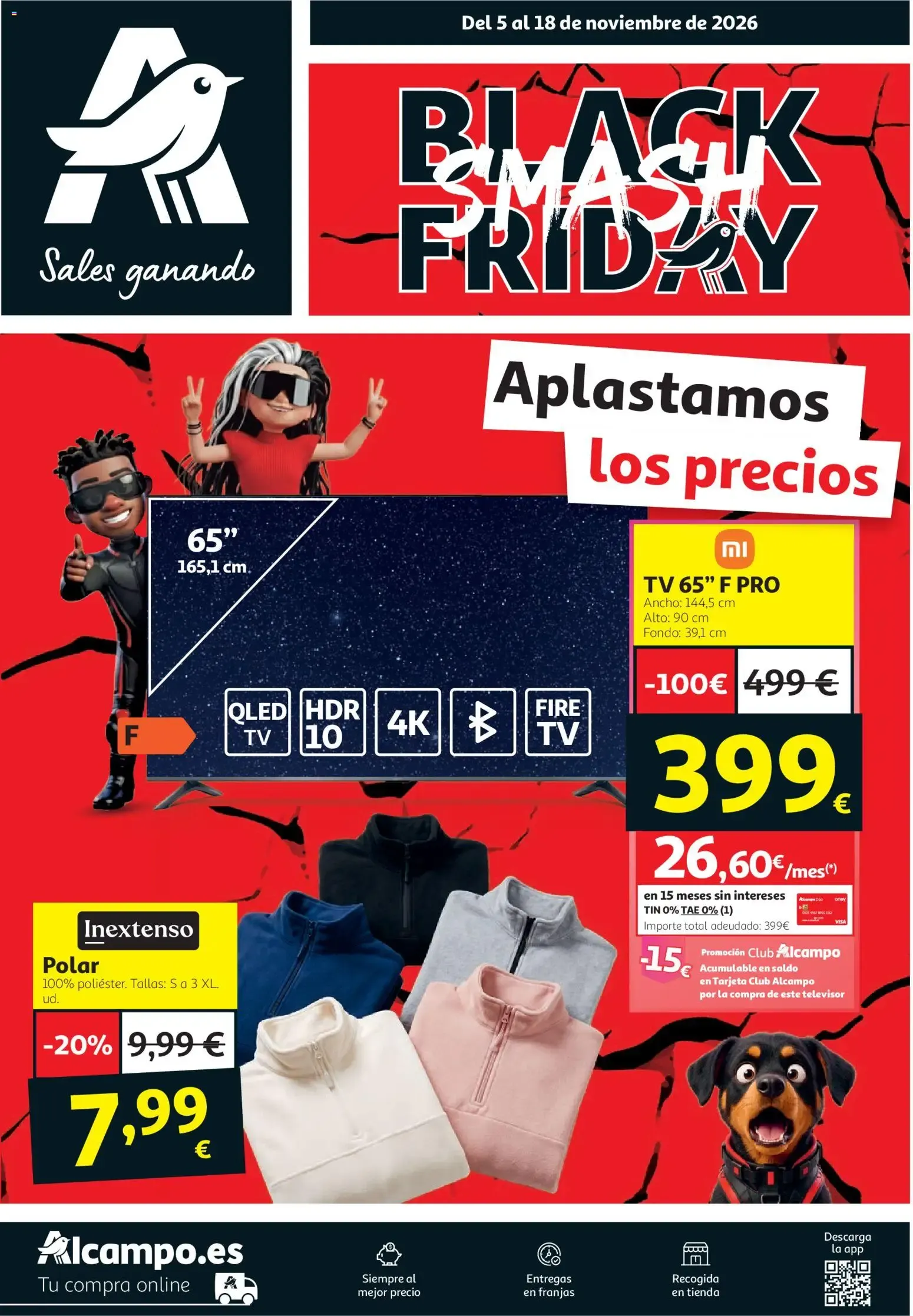 Catálogo de Alcampo BLACK FRIDAY folleto de 05/11/2026 5 de noviembre al 18 de noviembre 2026 - Página 1