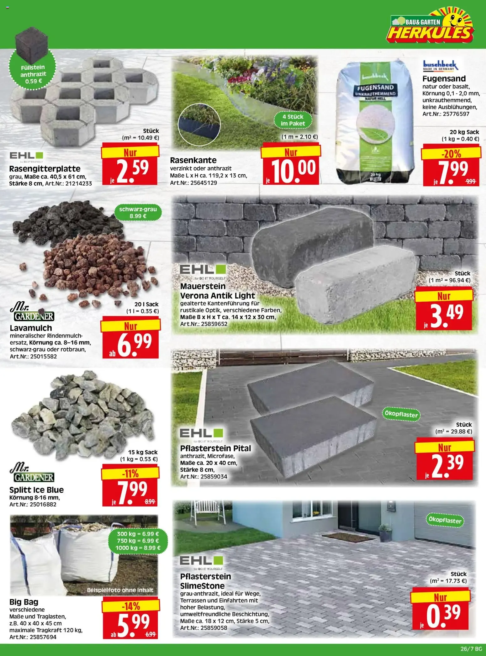 HERKULES Bau & Garten (ab 22.06.2026) zum Blättern von 22. Juni bis 27. Juni 2026 - Prospekt seite 7