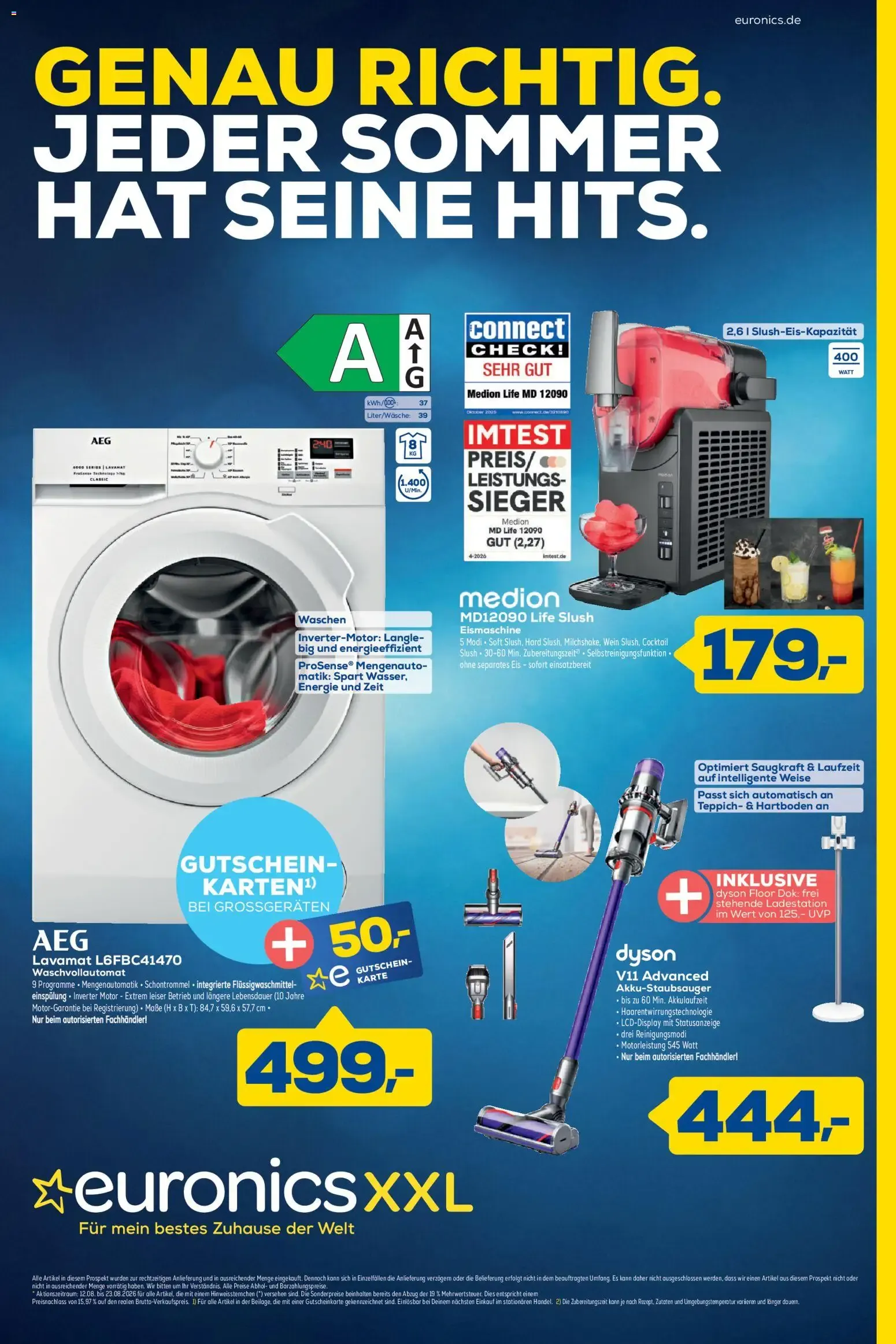 Euronics Prospekt (ab 12.08.2026) zum Blättern von 12. August bis 23. August 2026 - Prospekt seite 1