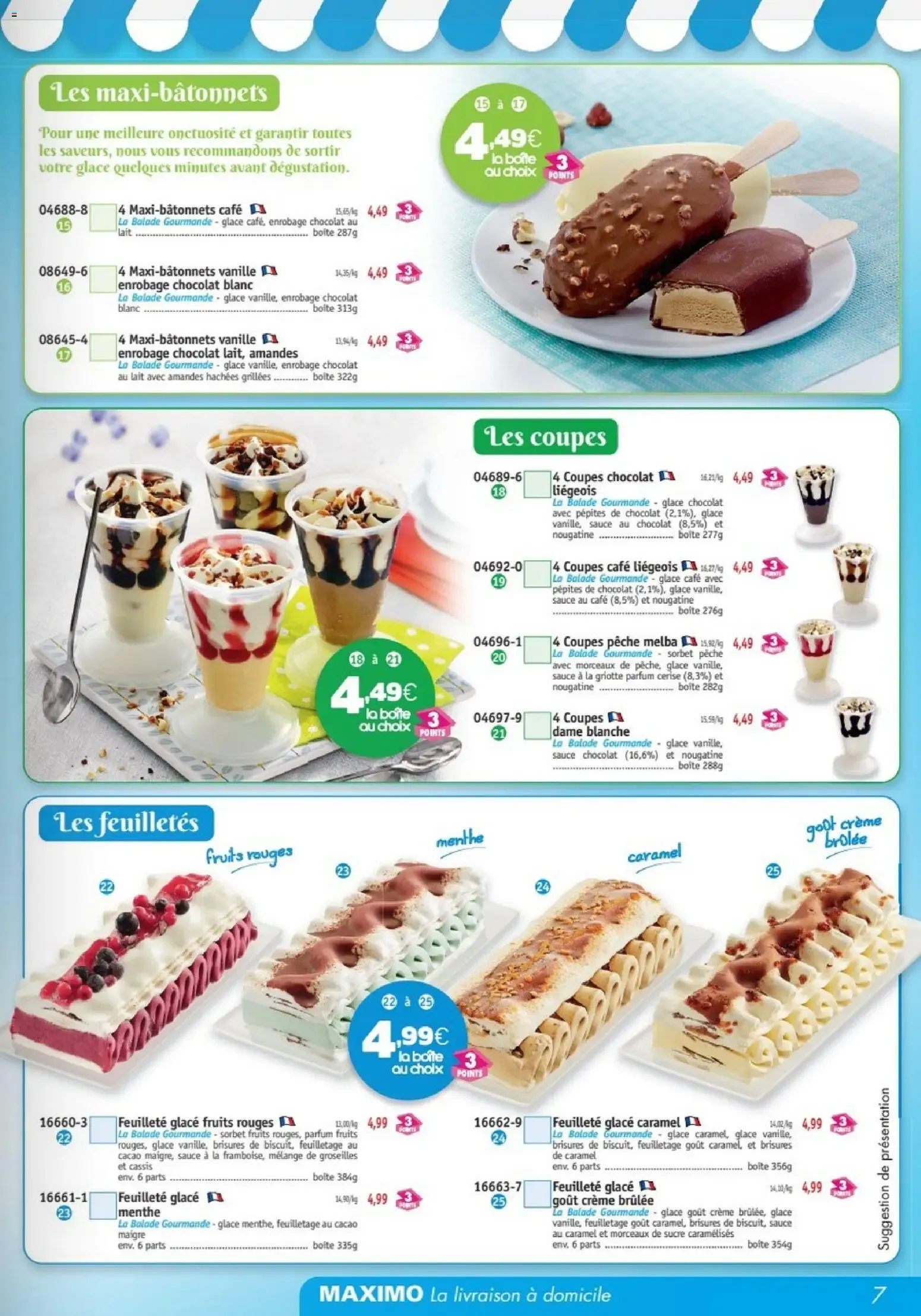 Maximo: Le Surgelé à Domicile du 24 août au 27 septembre 2026 - Catalogue page 7