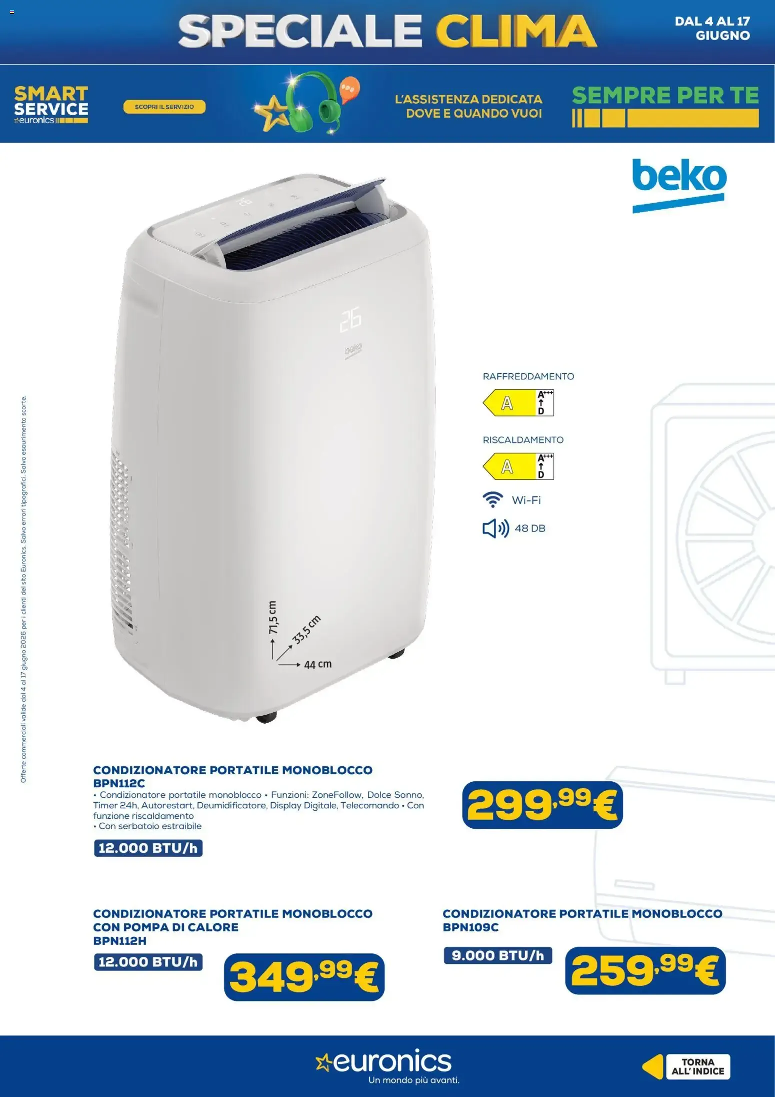 Speciale Clima Euronics: rinfresca casa con efficienza e stile da 4 giugno a 17 giugno di 2026 - Pagina del volantino 19