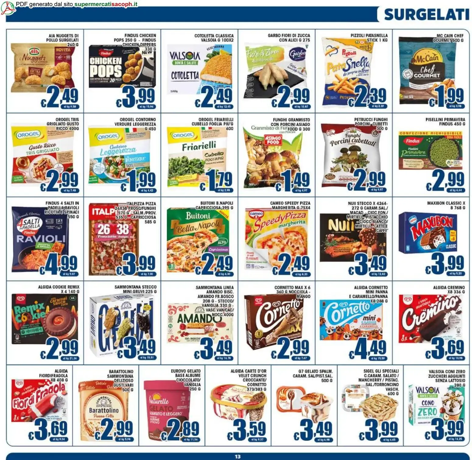 Sacoph volantino dal 21/08/2026 - online Offerte da 21 agosto a 1 settembre di 2026 - Pagina del volantino 13