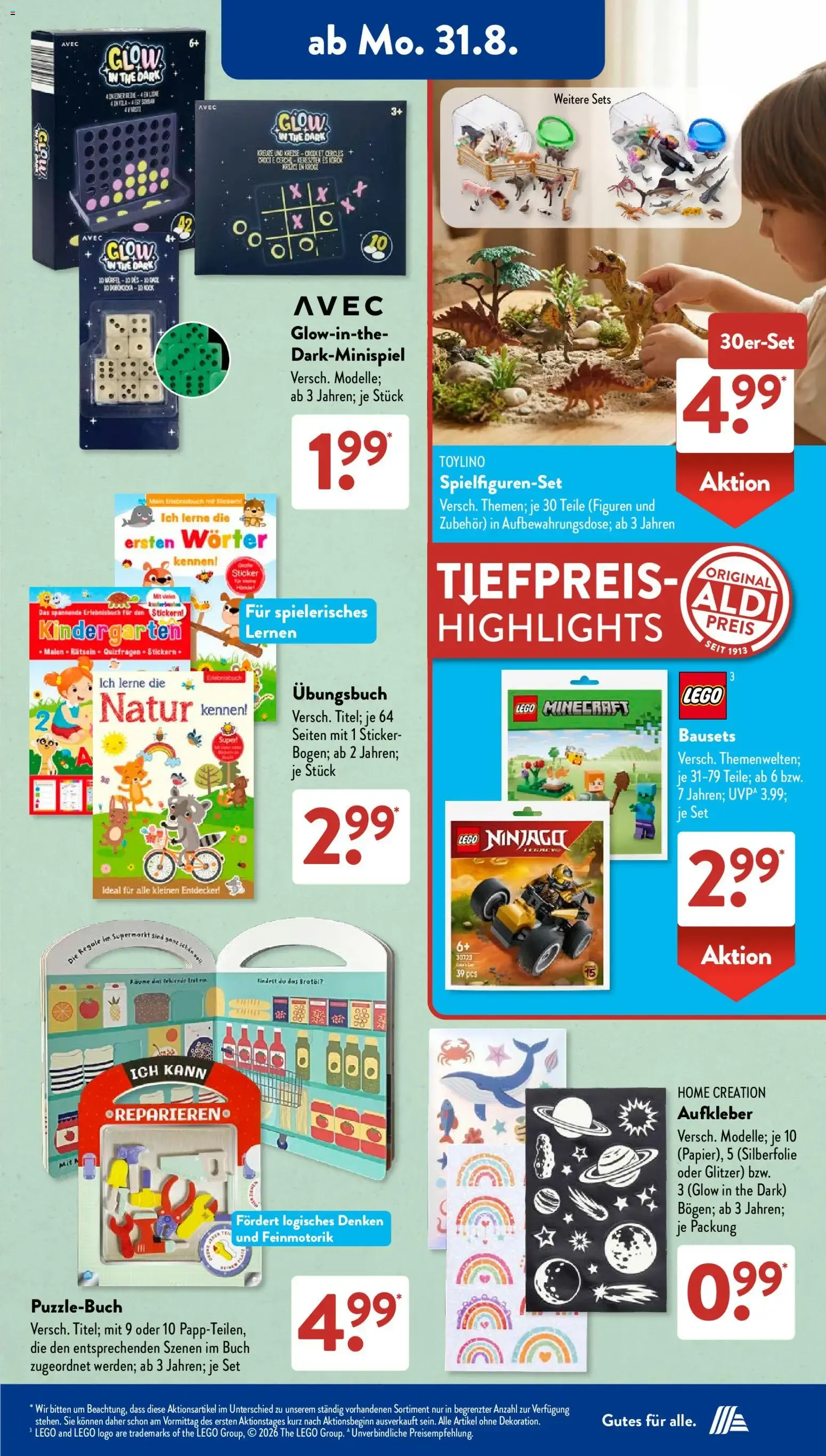 ALDI SÜD Tiefpreis-Highlight Prospekt von 31. August bis 5. September 2026 - Prospekt seite 2