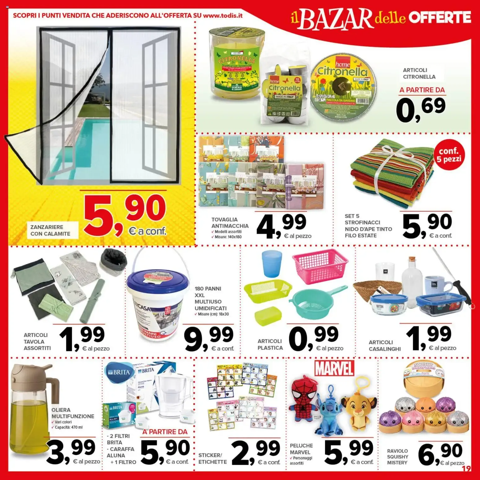 Nuovo Todis volantino Lazio dal 06/08/2026 > offerte anteprima 🛍️ da 6 agosto a 16 agosto di 2026 - Pagina del volantino 19