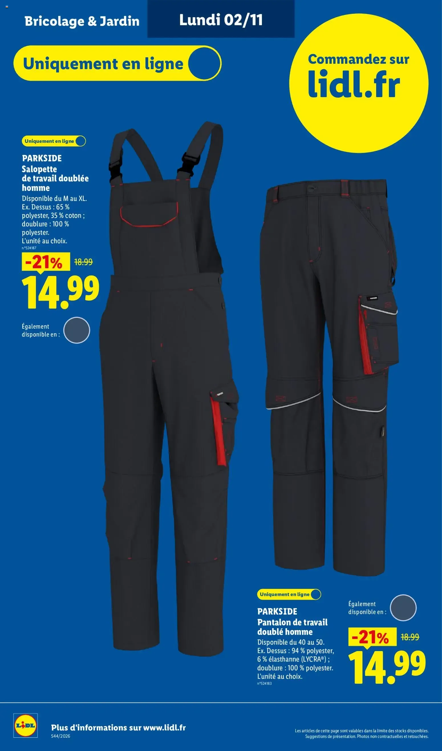 LIDL: Faites briller les fêtes à prix minis ! du 29 octobre au 4 novembre 2026 - Catalogue page 47